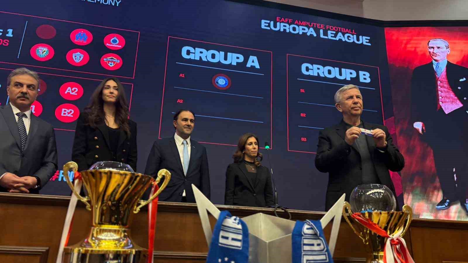 Başkent Ampute Futbol Gücü’nün, EAFF Avrupa Ligi’deki rakipleri belli oldu
