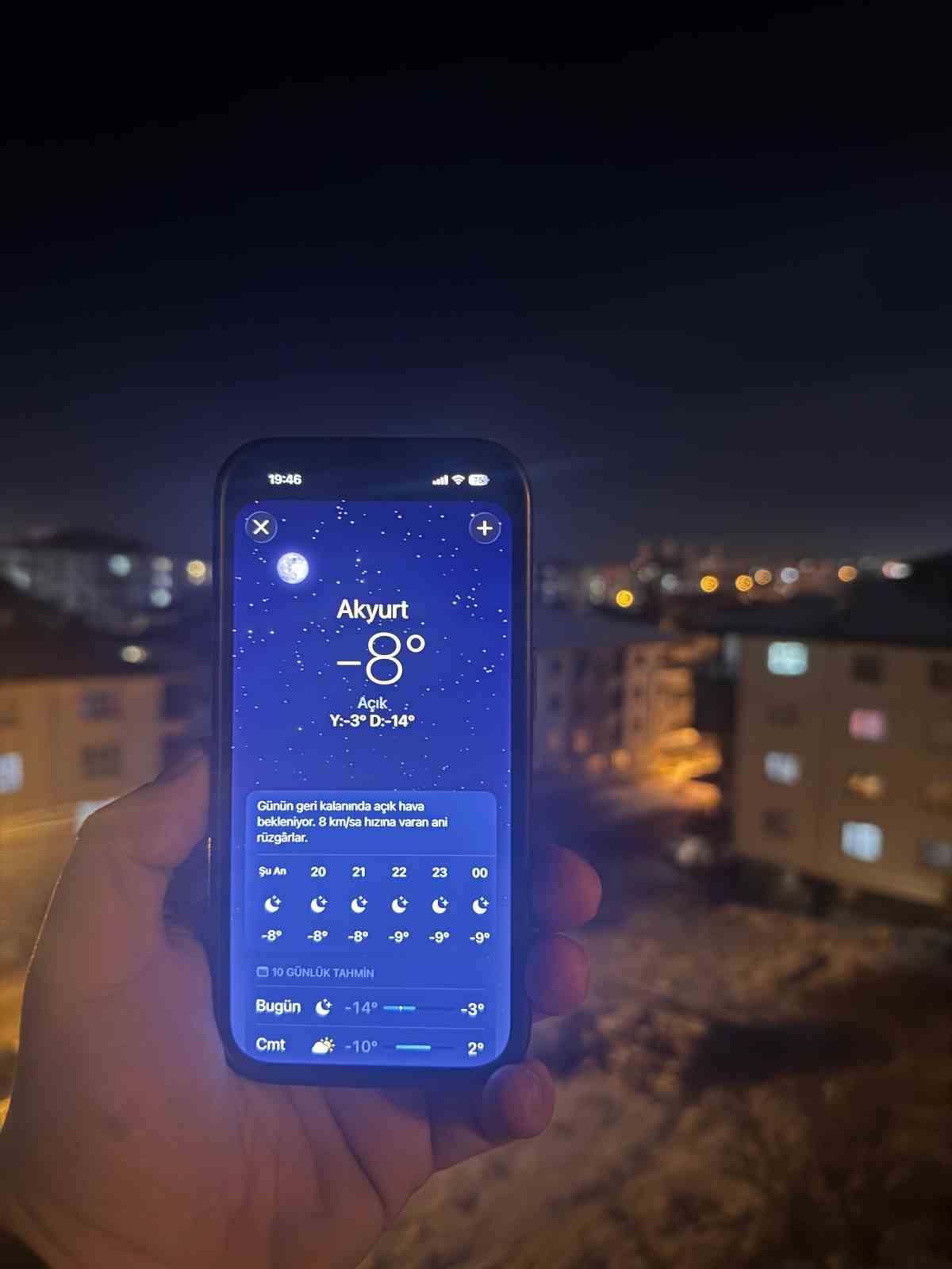 Başkent gün boyu buz kesti
