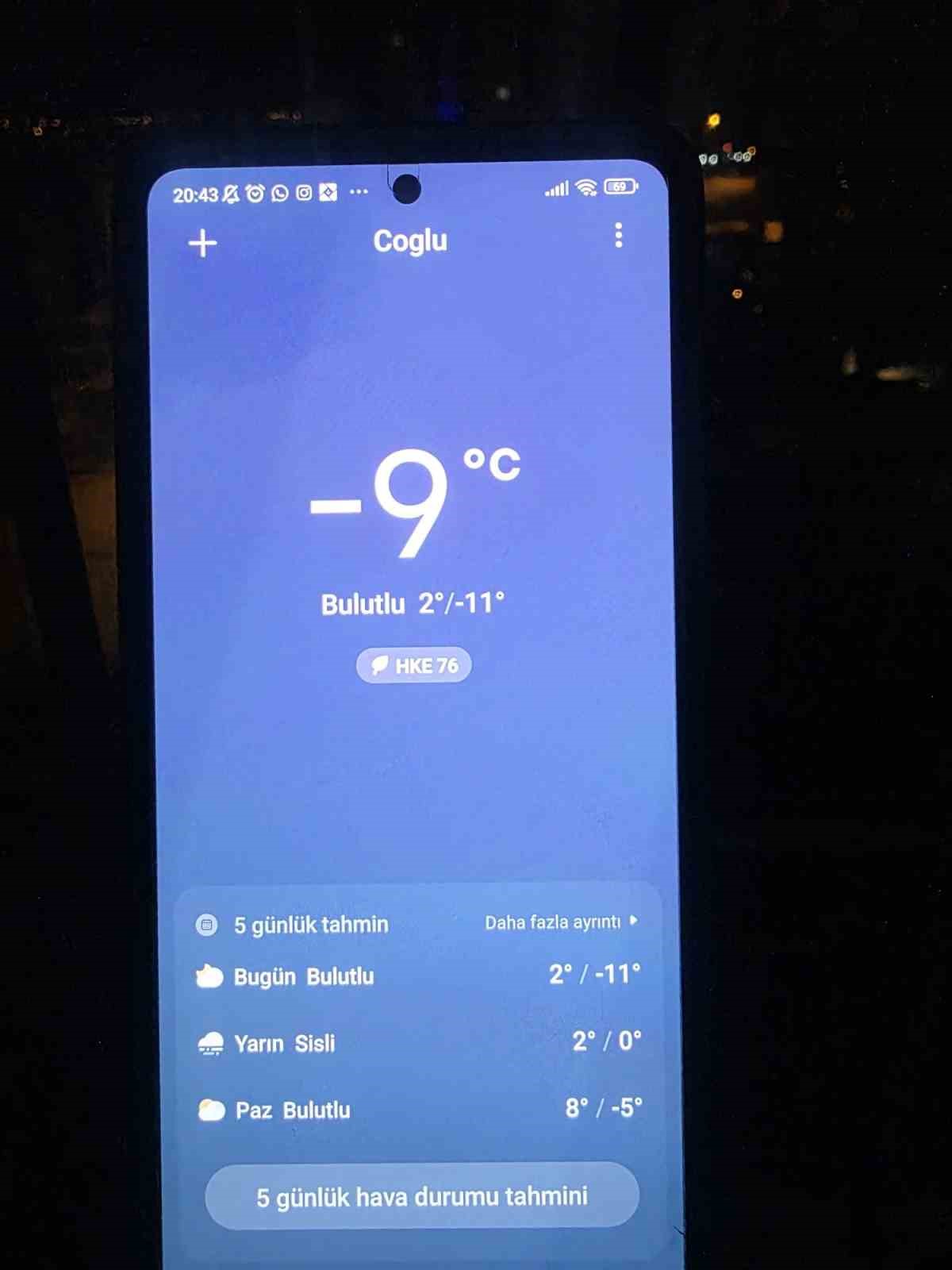 Başkent gün boyu buz kesti
