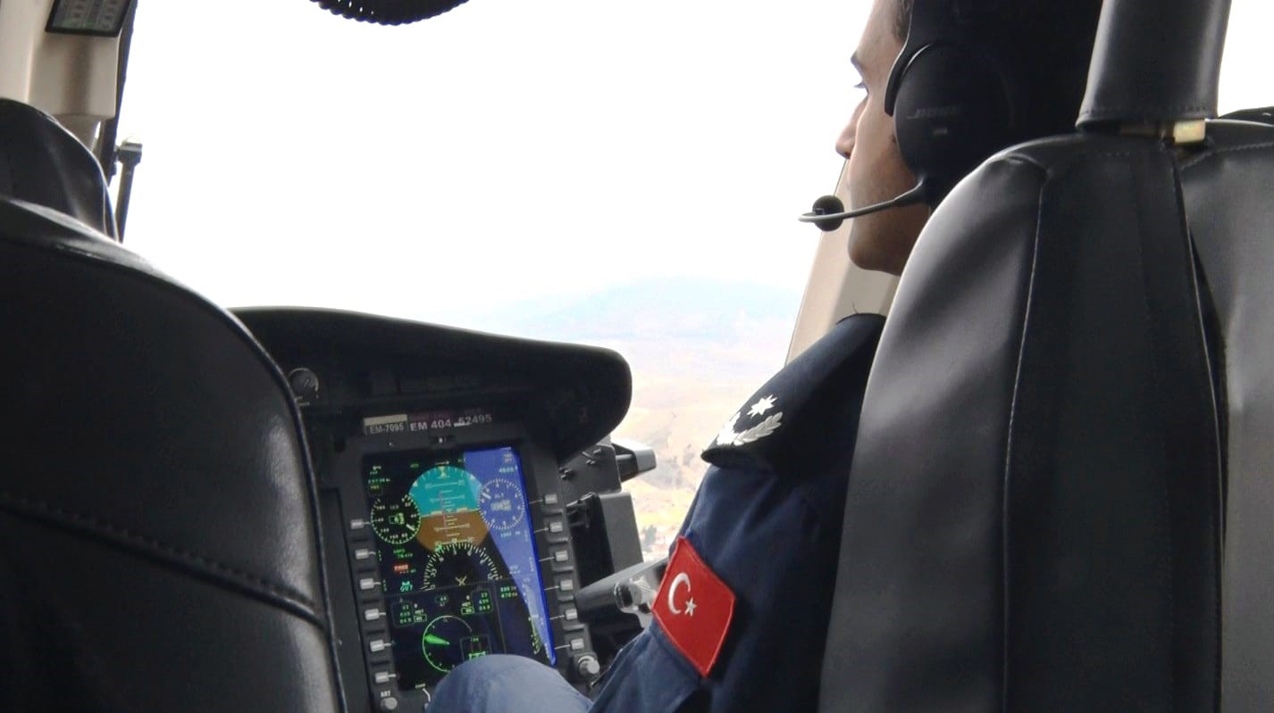 Başkentte bayramın son gününde trafik hareketliliği havadan takip ediliyor
