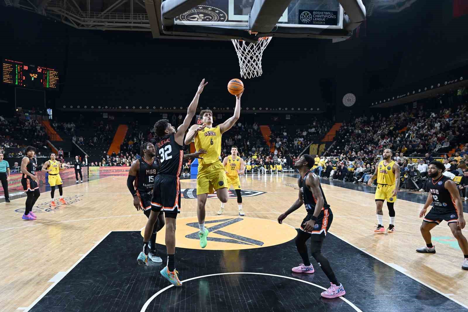 Basketbol Şampiyonlar Ligi: Mersinspor: 65 - Le Mans Sarthe Basket: 92
