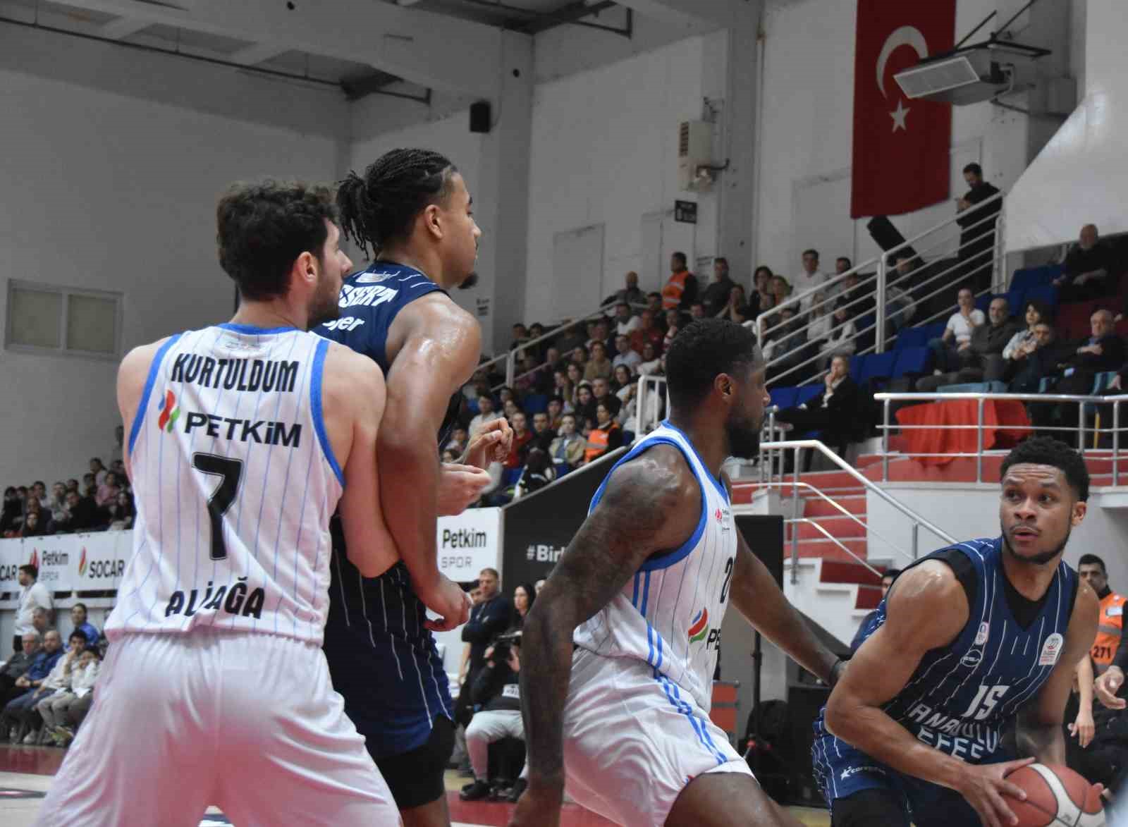 Basketbol Süper Ligi: Aliağa Petkimspor:60 - A. Efes: 85
