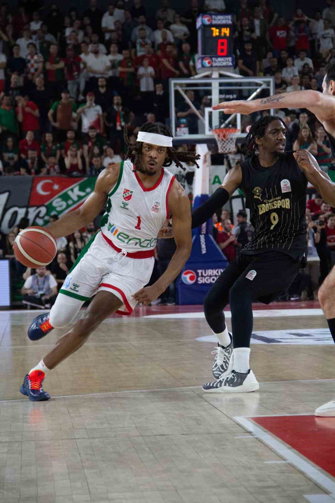 Basketbol Süper Ligi: Karşıyaka: 68 - Erokspor: 67
