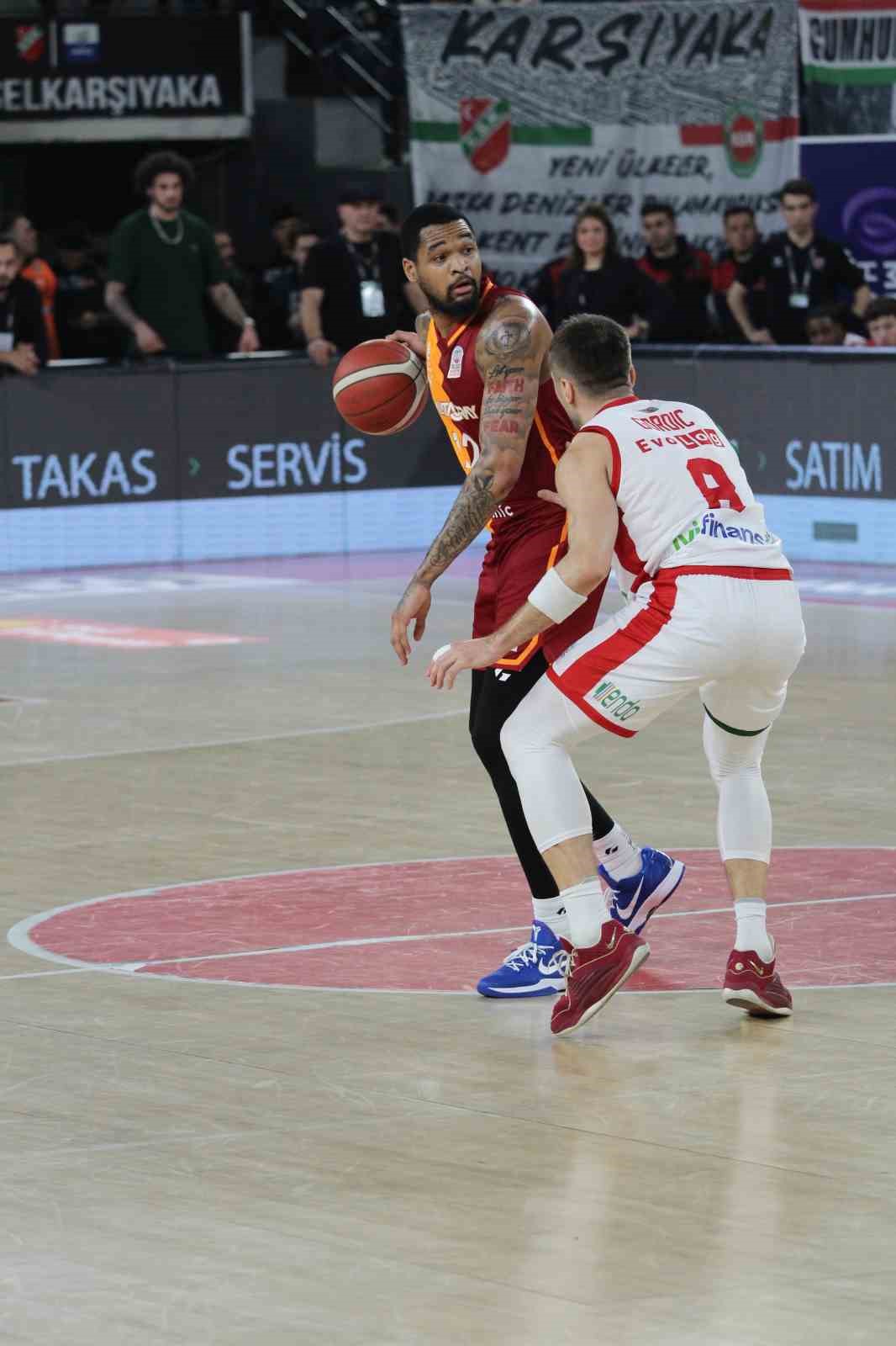 Basketbol Süper Ligi: Karşıyaka: 72 - Galatasaray: 82
