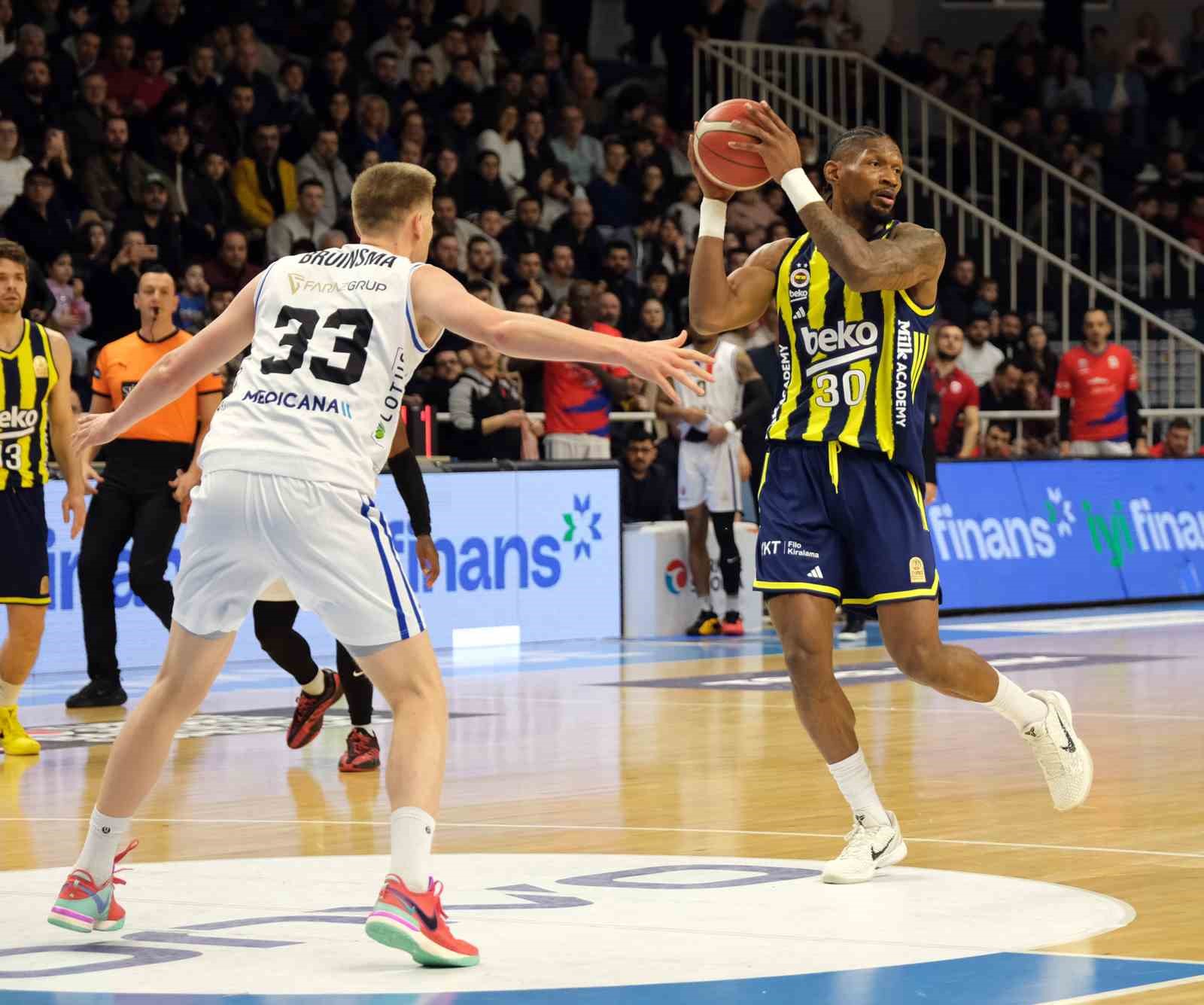 Basketbol Süper Ligi: ONVO Büyükçekmece Basketbol: 85 - Fenerbahçe Beko: 91
