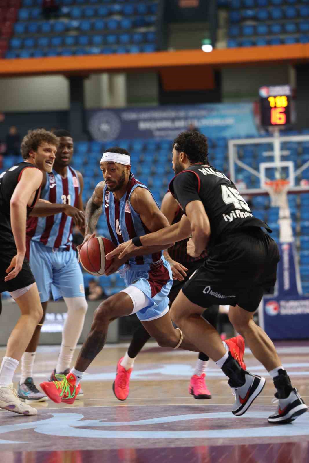 Basketbol Süper Ligi: Trabzonspor: 96 - Manisa Basket: 92

