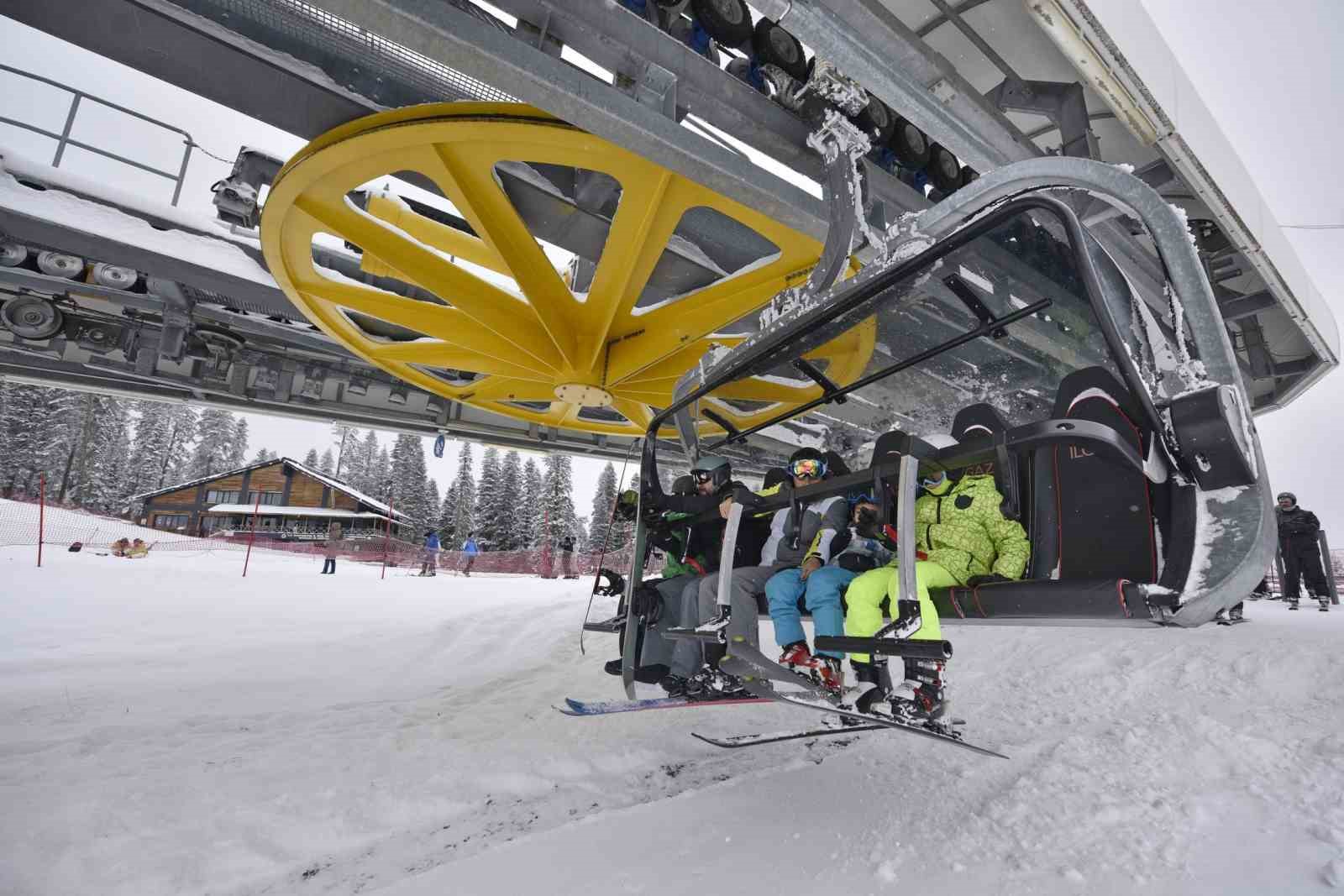 Batı Karadeniz’in en uzun pistine sahip Ilgaz Dağı, bayram tatilinde kayak severleri ağırlayacak

