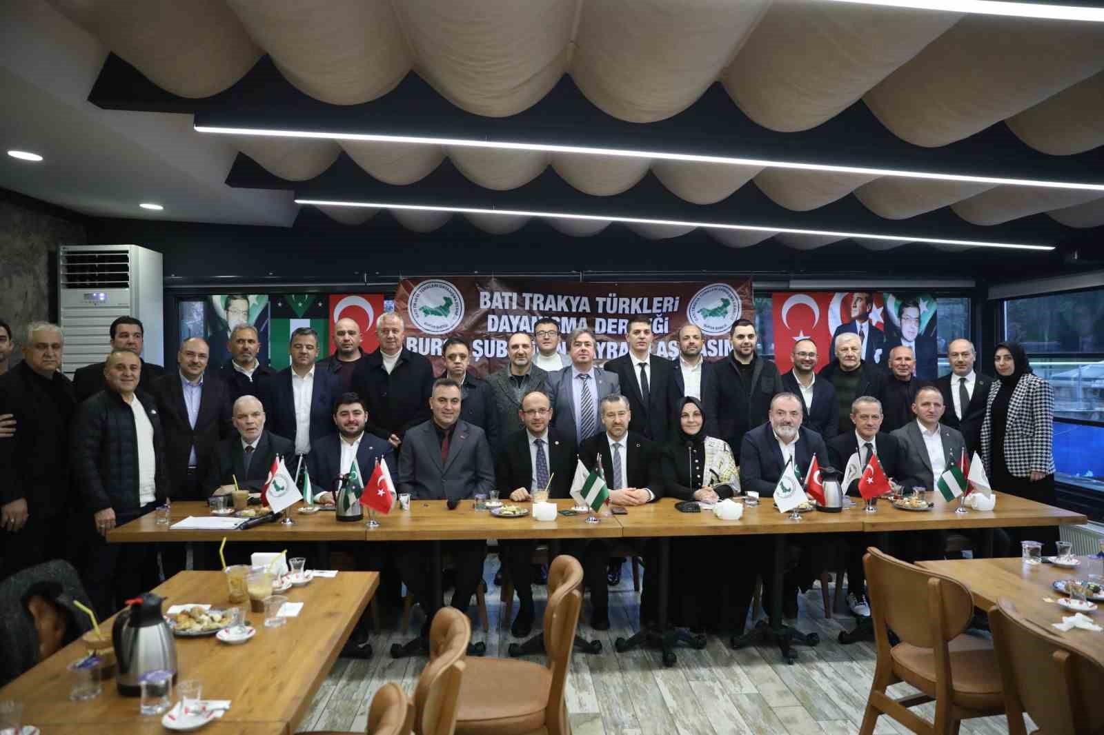 Batı Trakya Türkleri Bursa’da bayramlaştı
