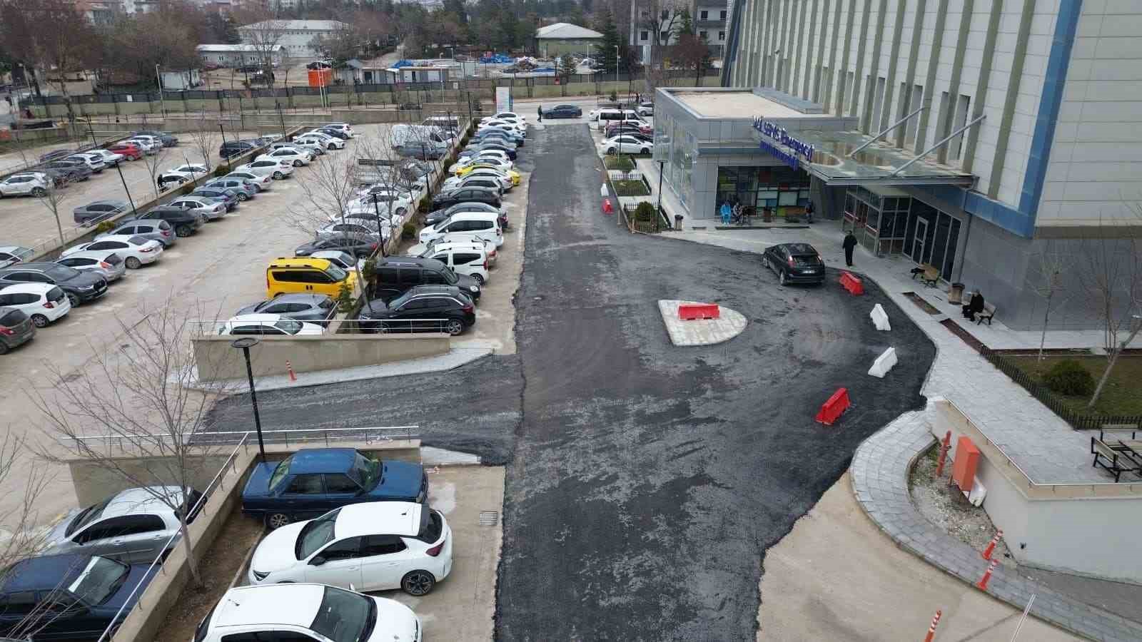 Battalgazi Devlet Hastanesi otoparkı yenilendi
