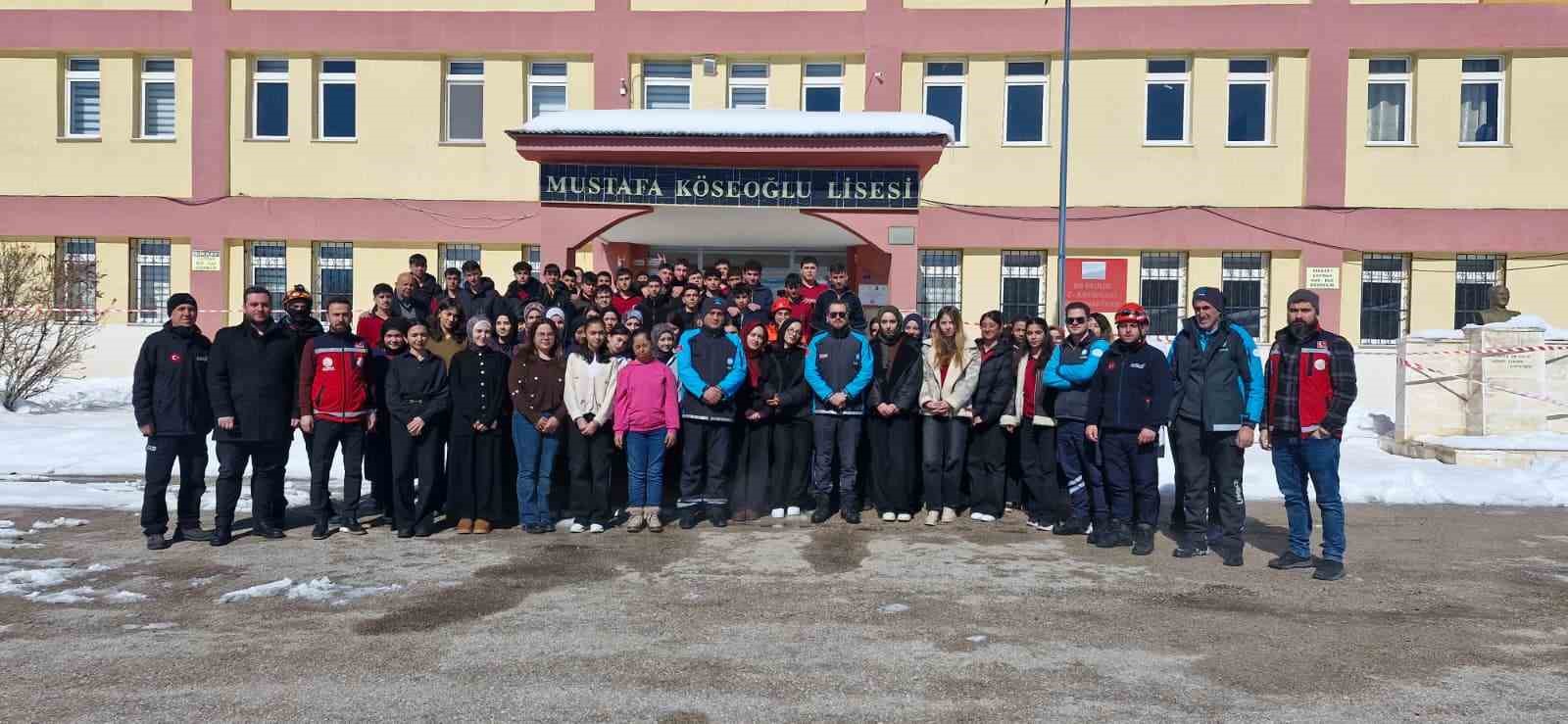 Bayburt’ta Deprem Haftası etkinlikleri tamamlandı
