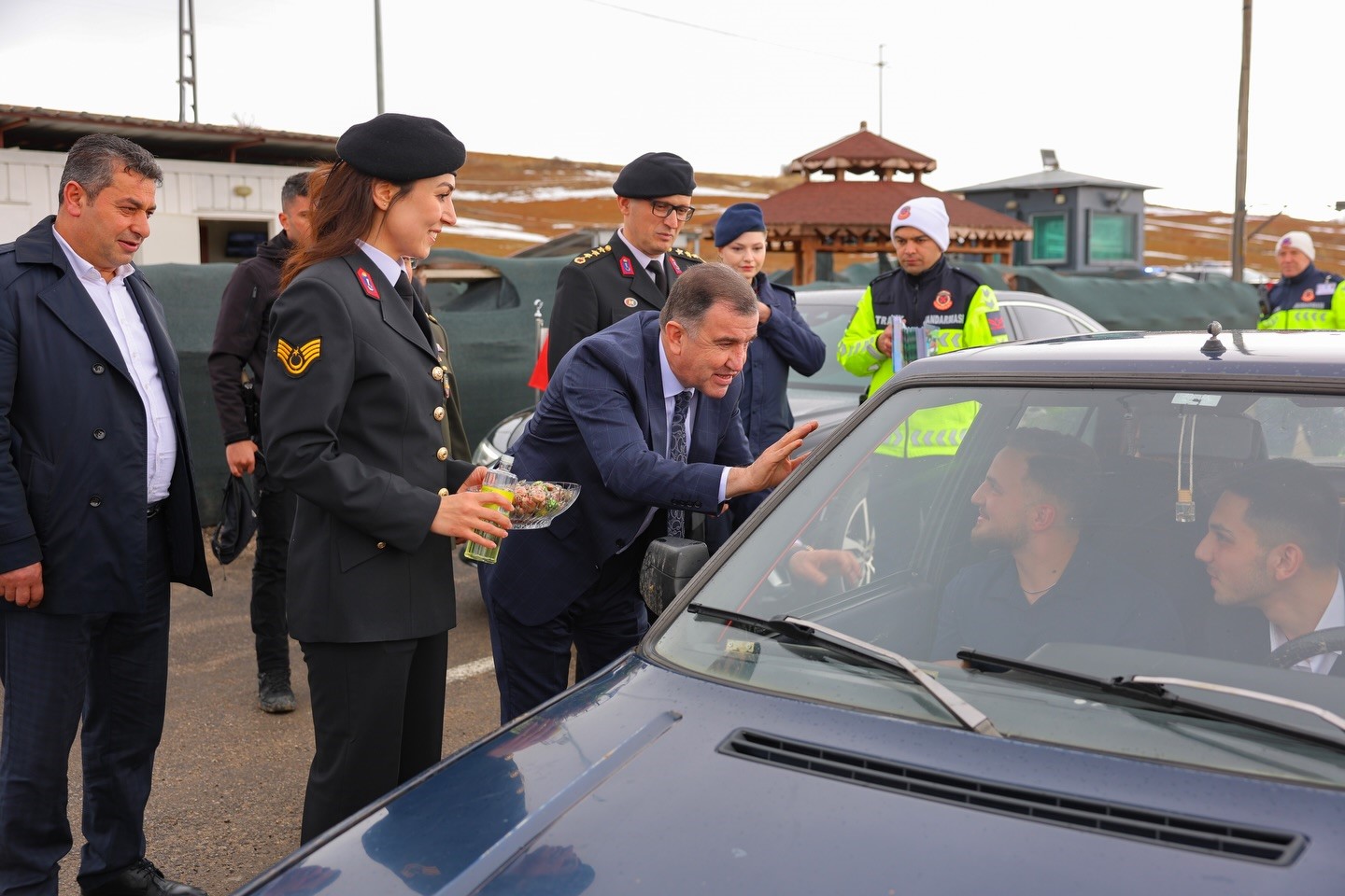 Bayburt’ta görev başındaki güvenlik güçlerinin bayramı kutlandı
