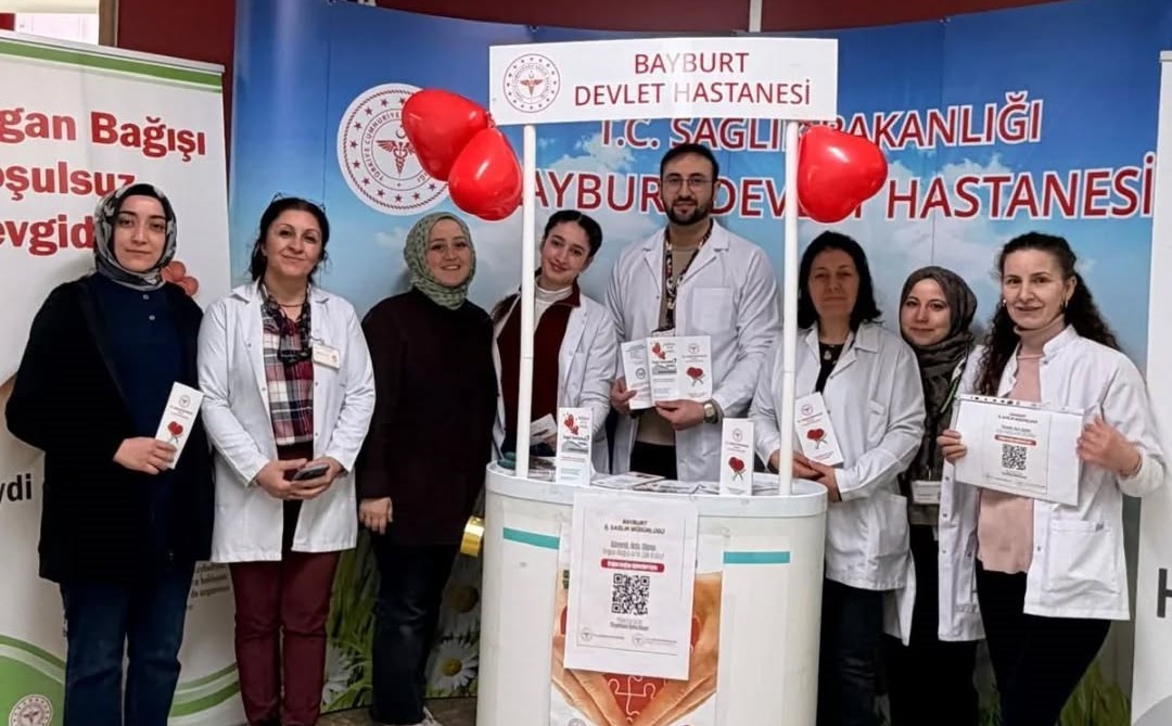 Bayburt’ta vatandaşlar organ bağışı konusunda bilgilendirildi
