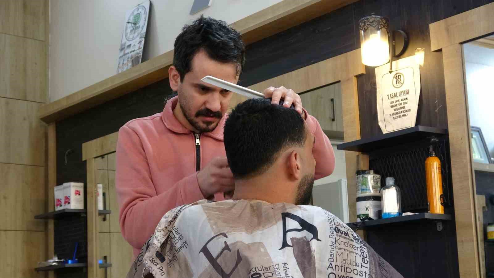 Bayram tıraşı mesaisi başladı
