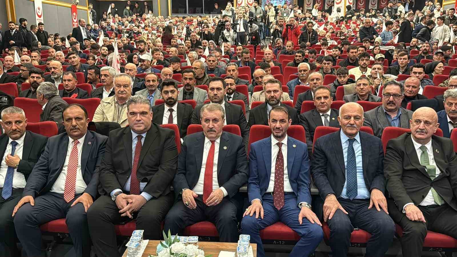 BBP Genel Başkanı Destici, Erzurum kongresinde konuştu:
