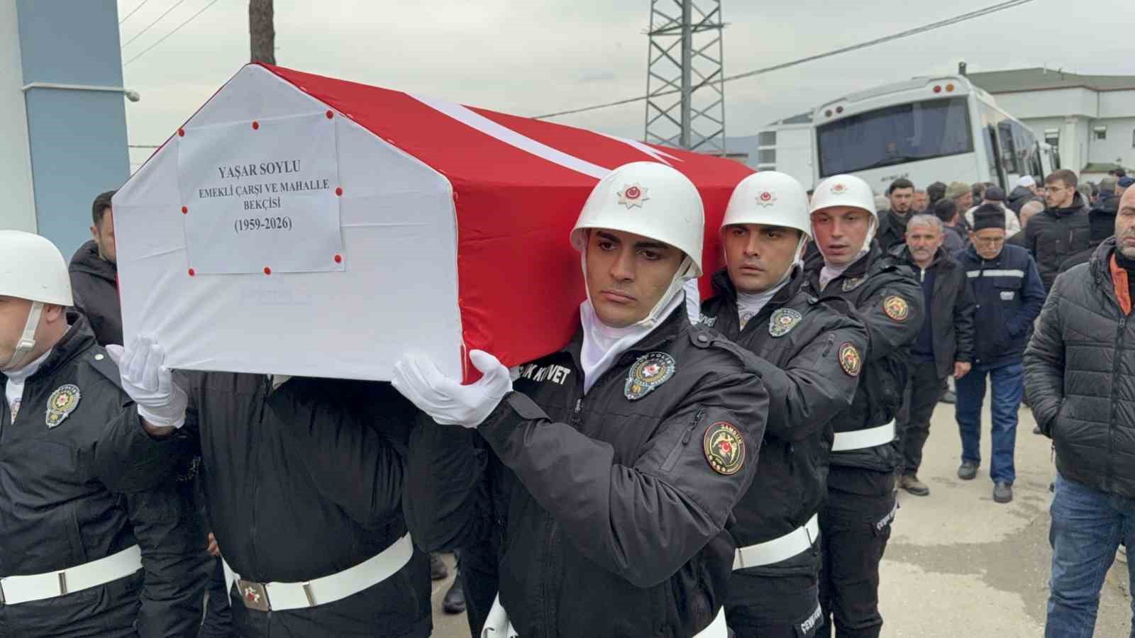 Bekçi Yaşar Soylu, son yolculuğuna uğurlandı
