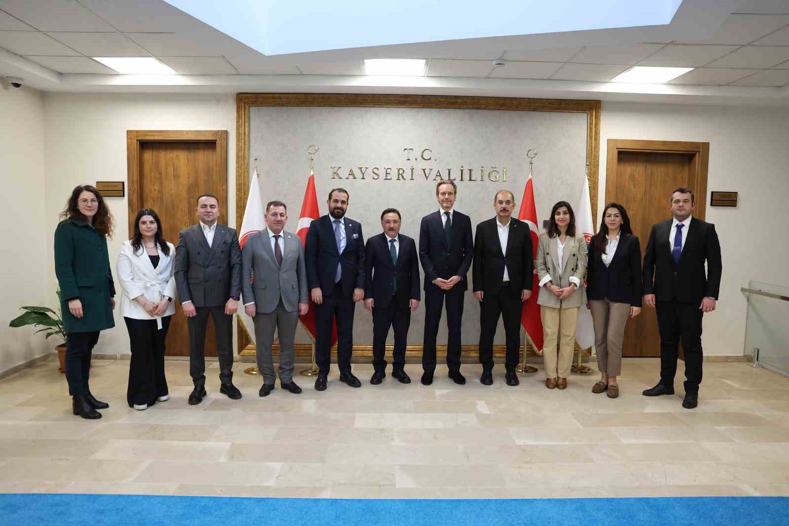 Belçika Ankara Büyükelçisi’nden Vali Çiçek’e ziyaret
