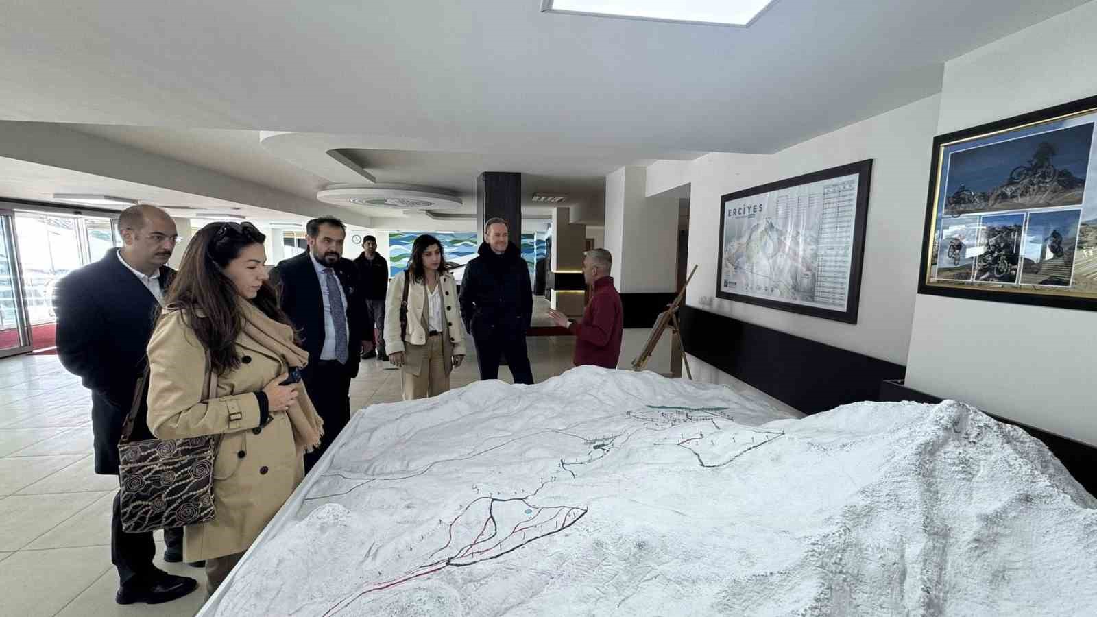 Belçika heyeti Erciyes’e hayran kaldı
