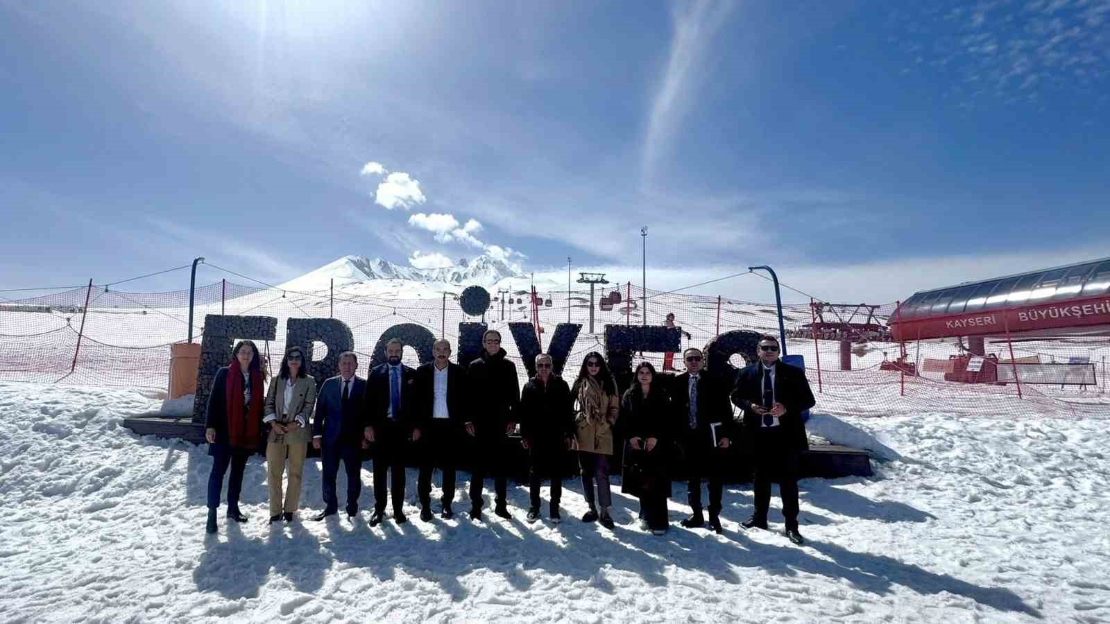 Belçika heyeti Erciyes’e hayran kaldı
