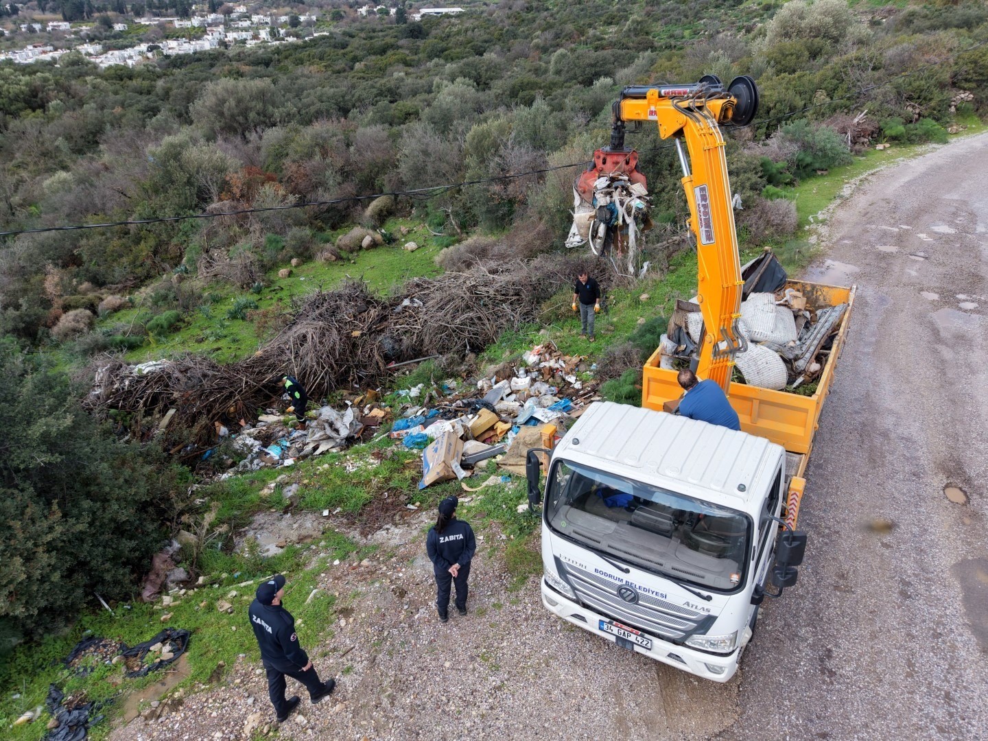 Belediyenin çevre kirliliğiyle mücadelesi devam ediyor
