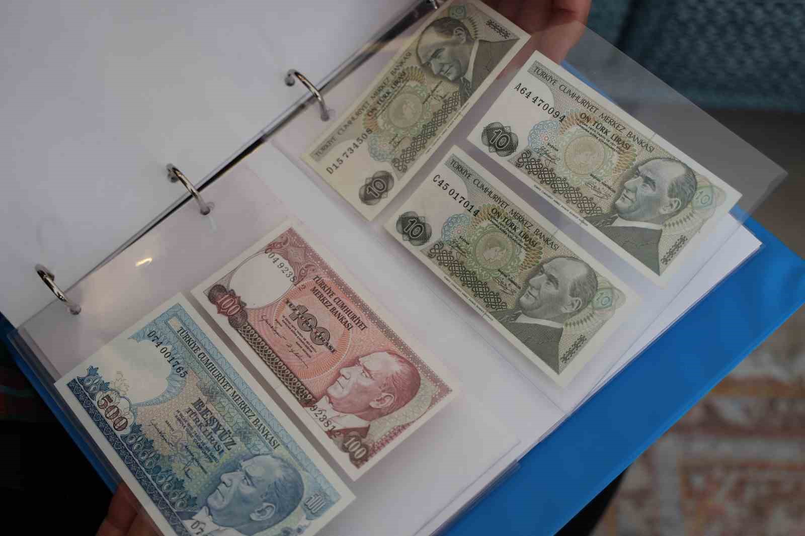 Beş kıtadan 75 ülkenin banknotunu derleyen öğretmen yok olan devletleri unutturmuyor
