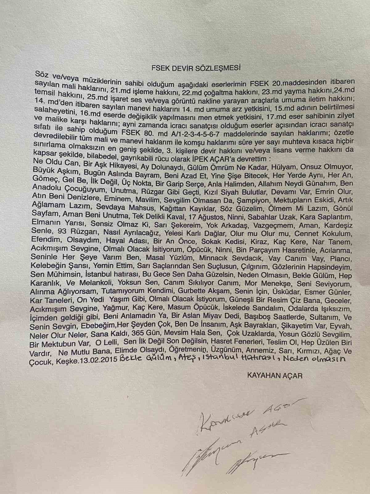 Beste Açar’dan üvey annesi İpek Açar hakkında "sahte imza" iddiasıyla suç duyurusu
