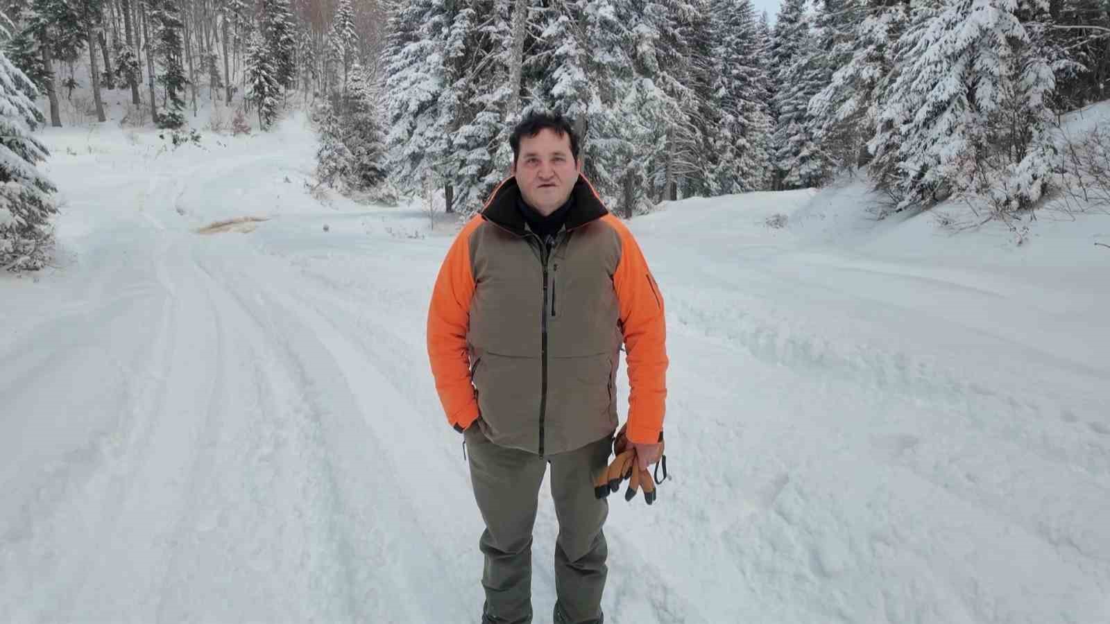 Beyaz örtünün keyfini UTV’lerle çıkardılar
