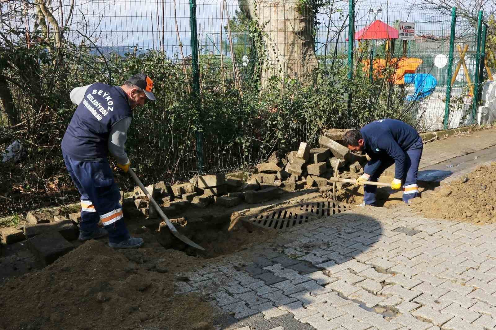 Beykoz Şok Hizmet Ekipleri Anadolu Feneri Mahallesi’nde sahaya indi
