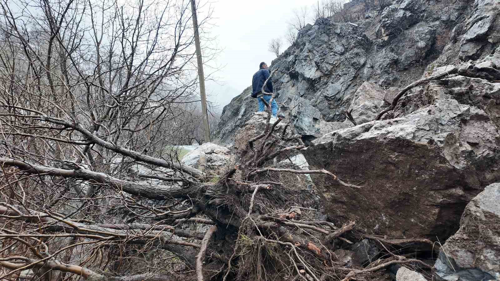 Beytüşşebap’ta heyelan nedeniyle 11 yerin yolu ulaşıma kapandı
