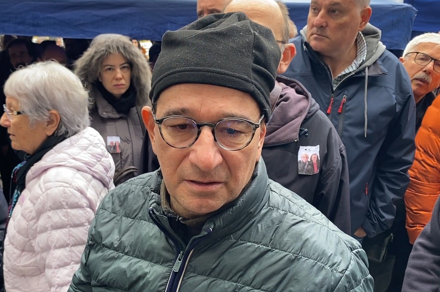 Bıçaklanarak öldürülen yaşlı çift son yolculuklarına uğurlandı
