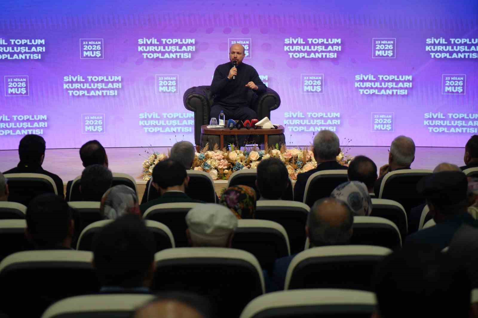 Bilal Erdoğan, Muş’ta STK temsilcileriyle buluştu
