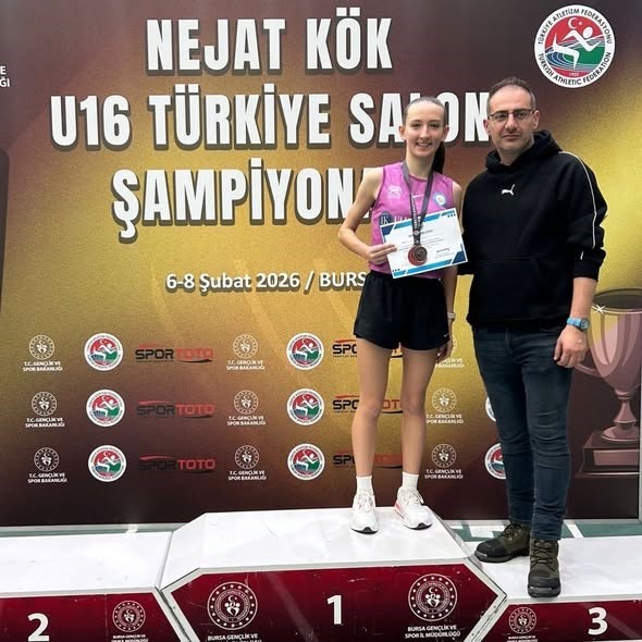 Bilecikli atlet Türkiye üçüncüsü oldu
