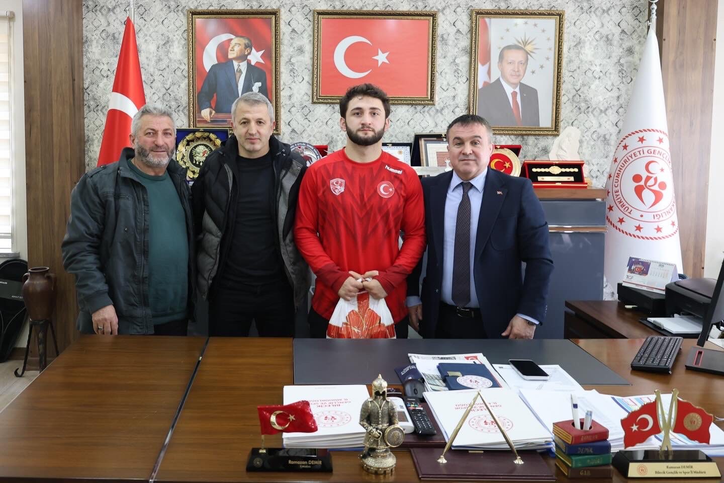 Bilecikli Salih Yusuf Yazıcı U20 Türkiye Güreş Şampiyonu oldu
