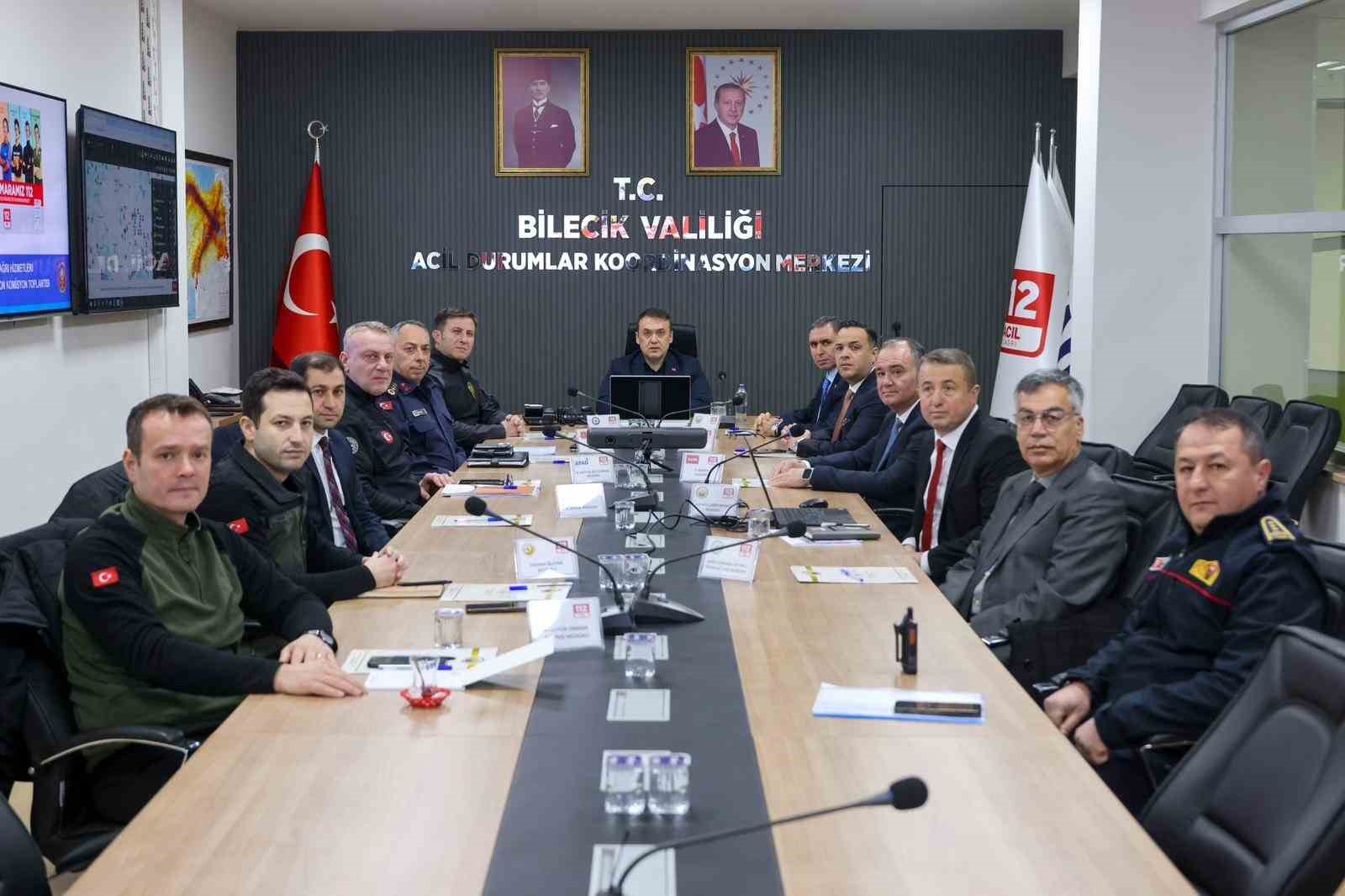 Bilecik’te 112 Acil Çağrı Hizmetleri İl Koordinasyon Komisyon Toplantısı yapıldı
