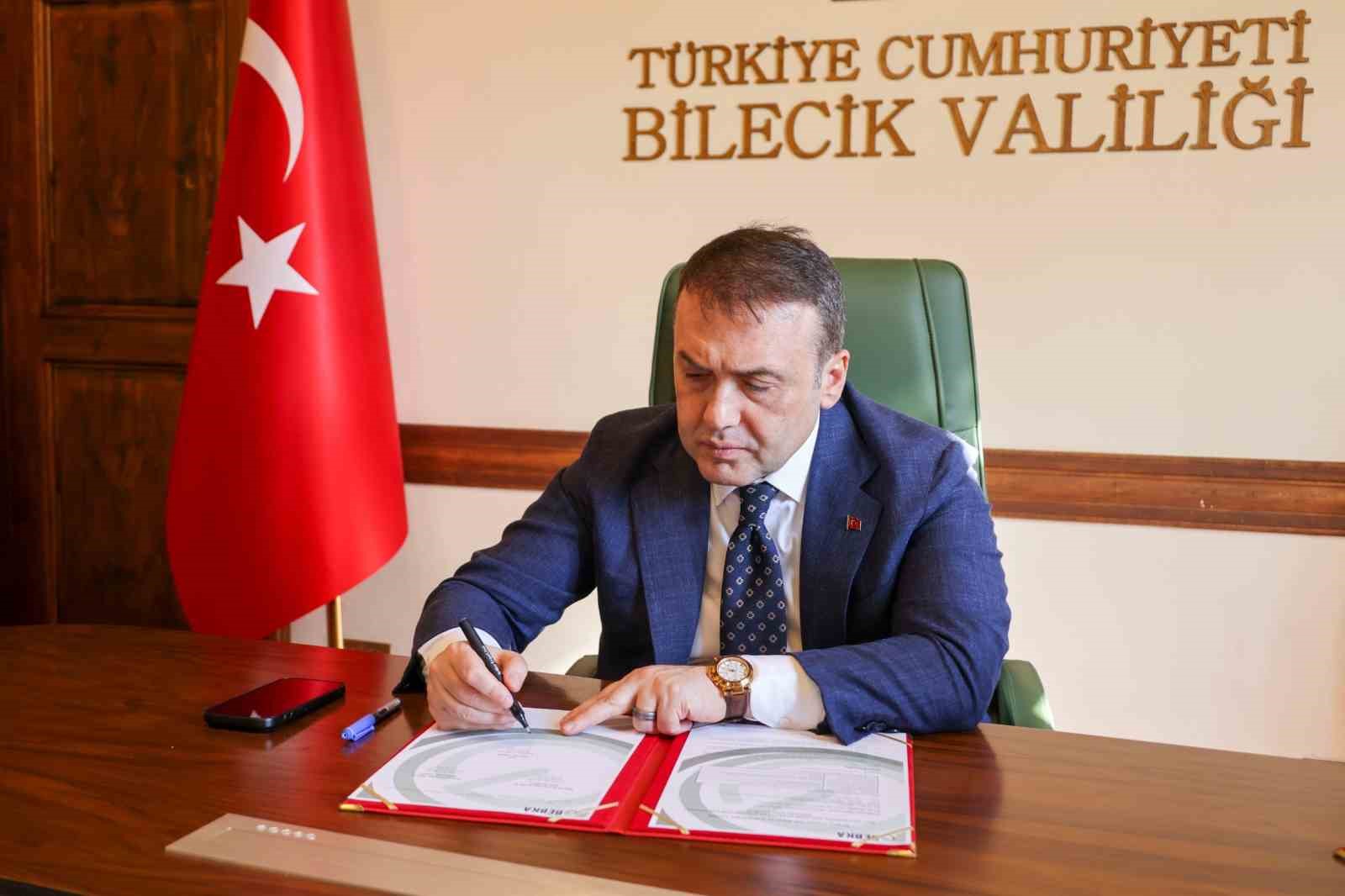 Bilecik’te 13,7 milyon TL bütçeli iki proje için imzalar atıldı
