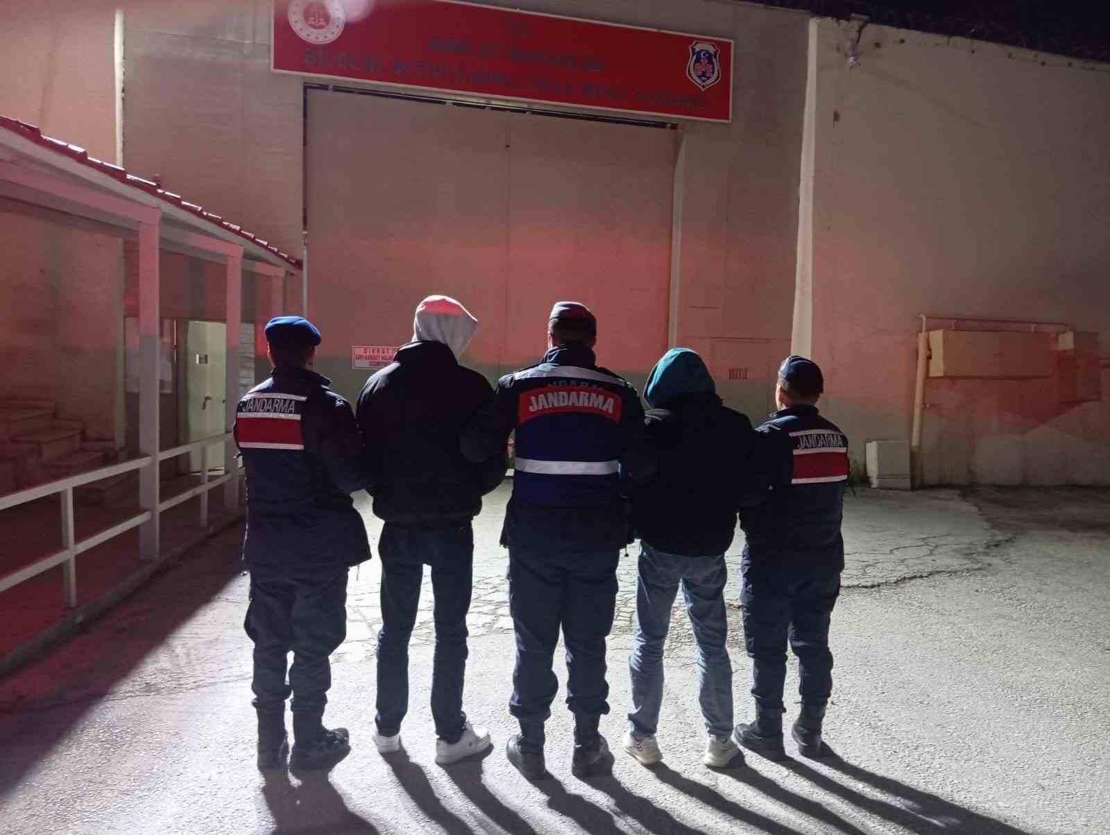 Bilecik’te 2 hırsızlık süphelisi tutuklandı
