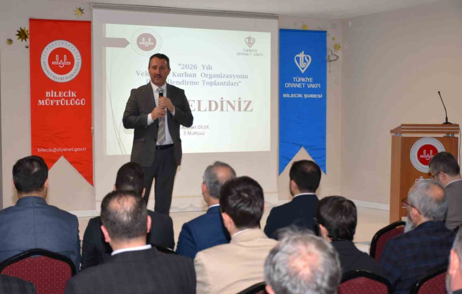 Bilecik’te 2026 kurban bağışı tanıtım toplantısı yapıldı
