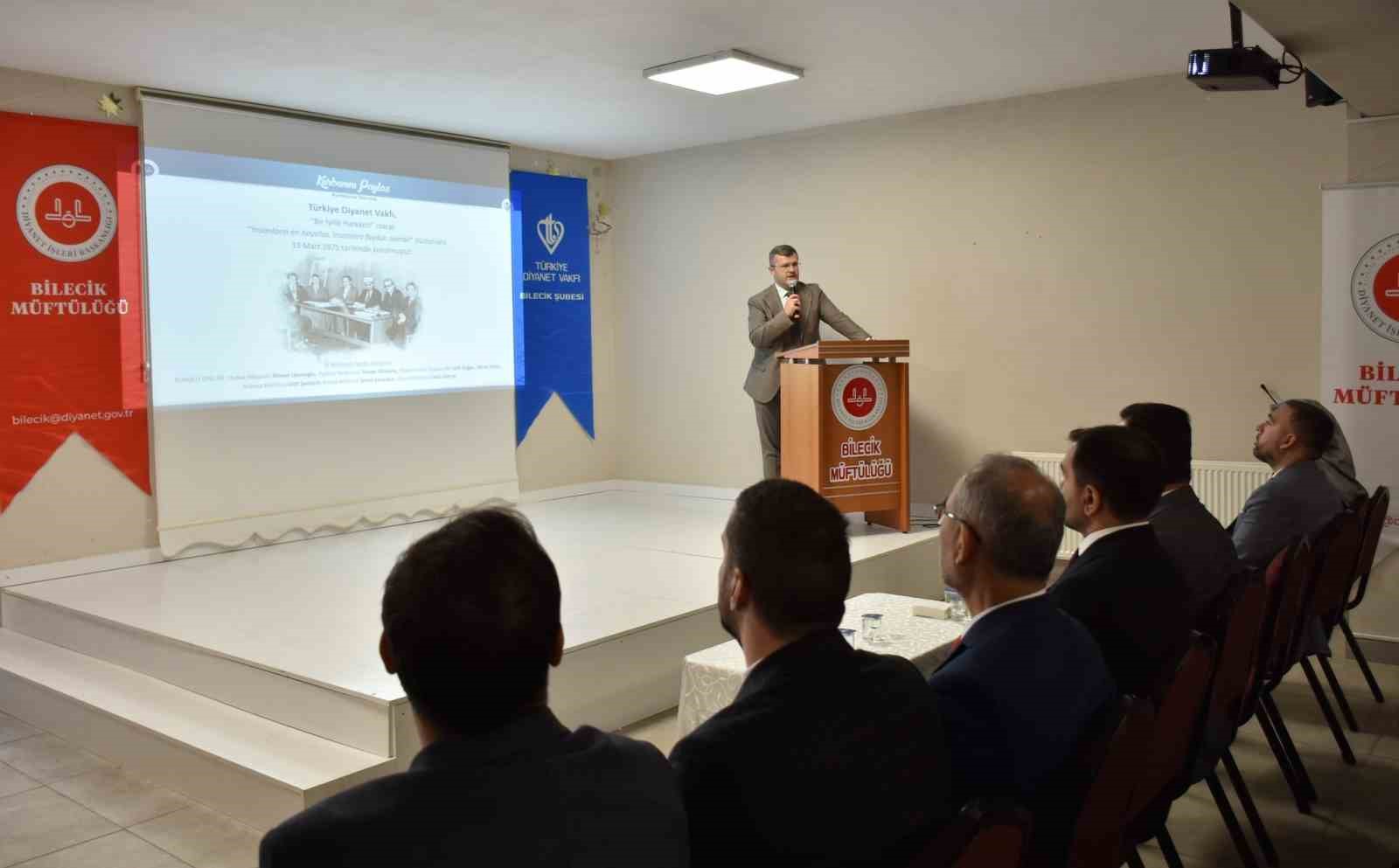 Bilecik’te 2026 kurban bağışı tanıtım toplantısı yapıldı
