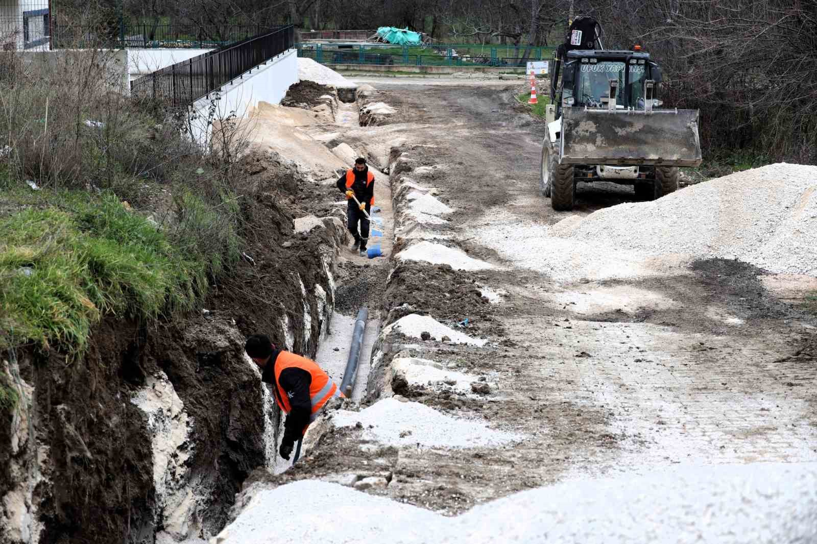 Bilecik’te alt yapı yenileme çalışması
