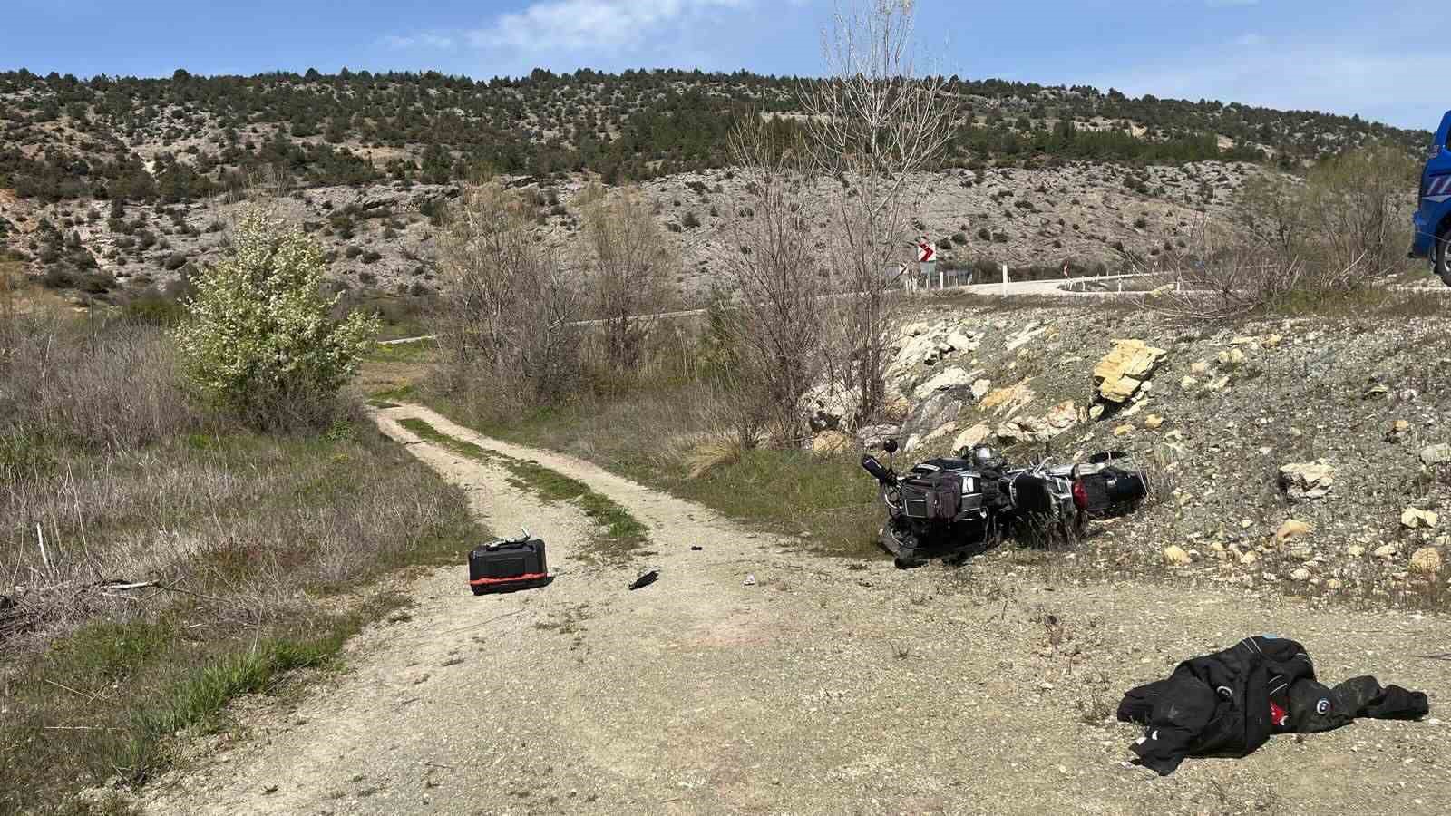 Bilecik’te motosiklet kazası, 1 yaralı
