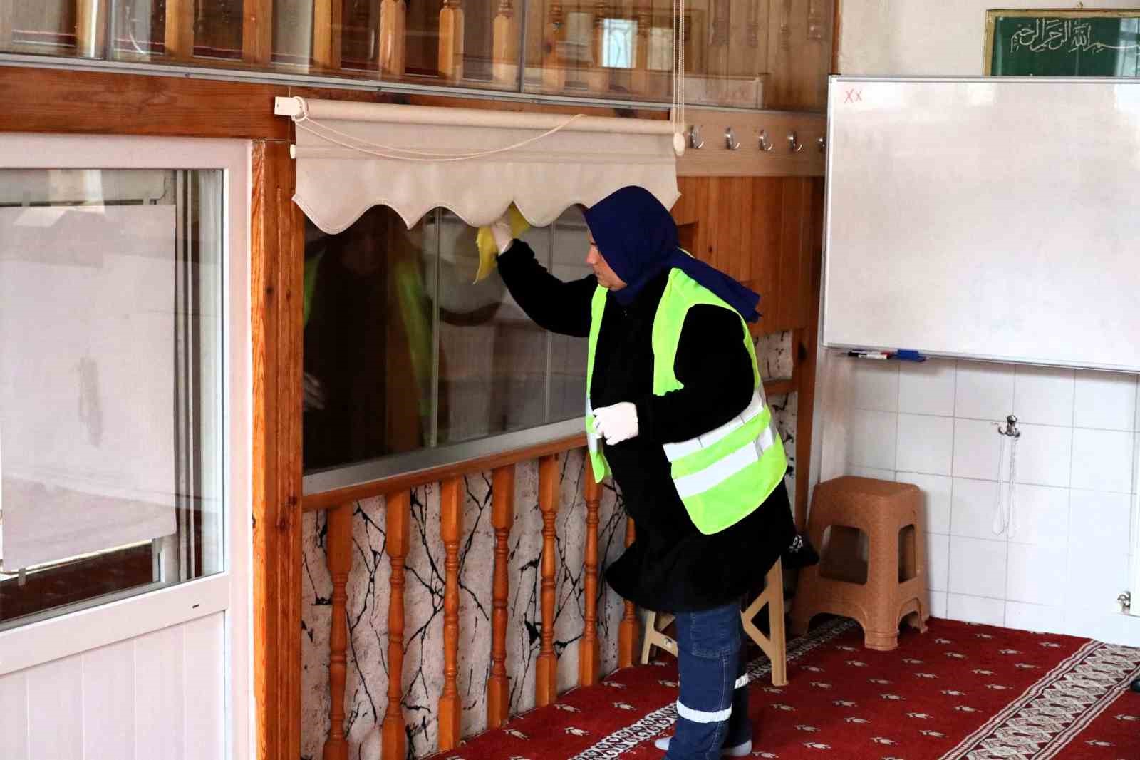 Bilecik’te Ramazan Ayı öncesi camilerde temizlik çalışması
