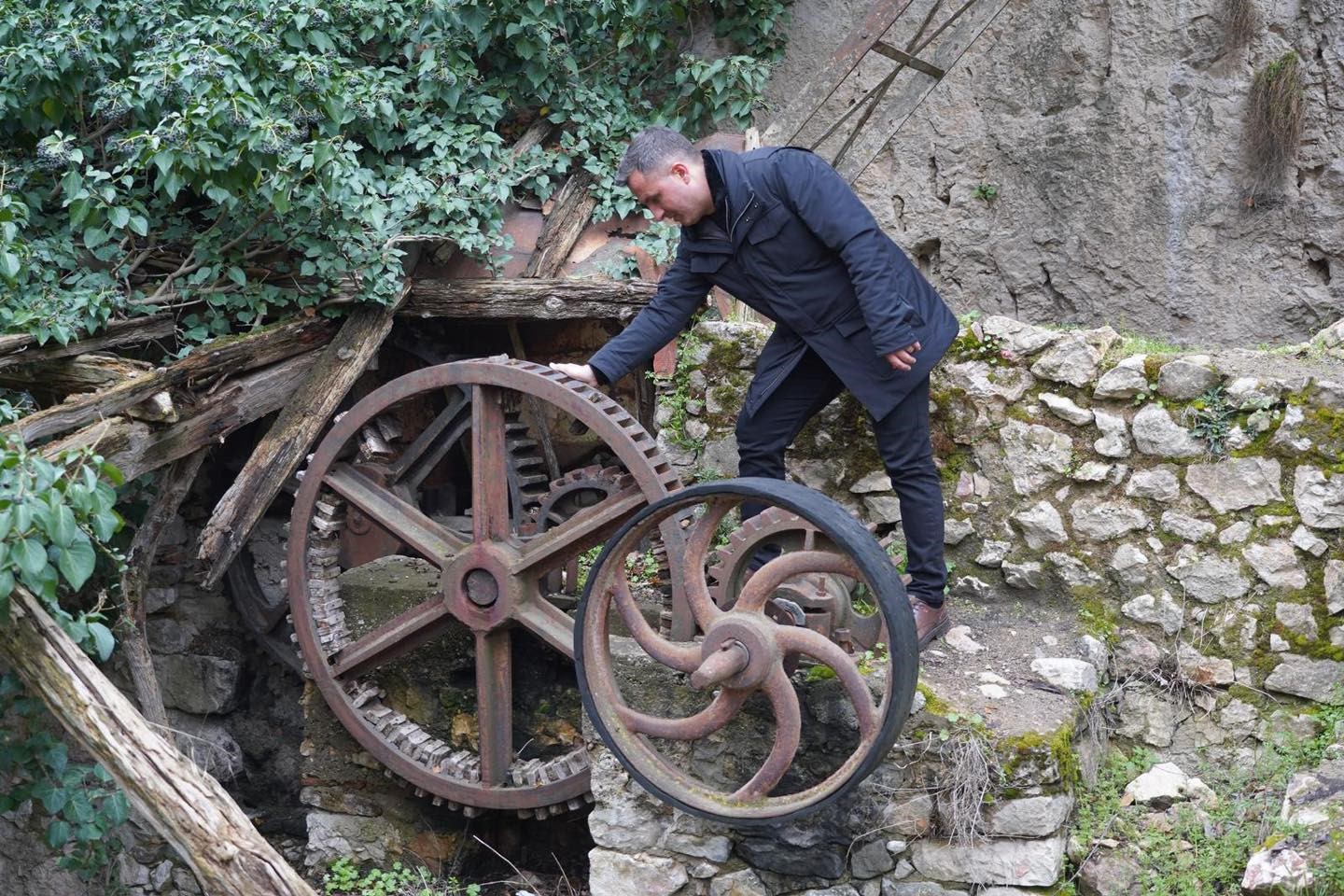 Bilecik’te tarihi değirmen için 3 boyutlu tarama çalışması
