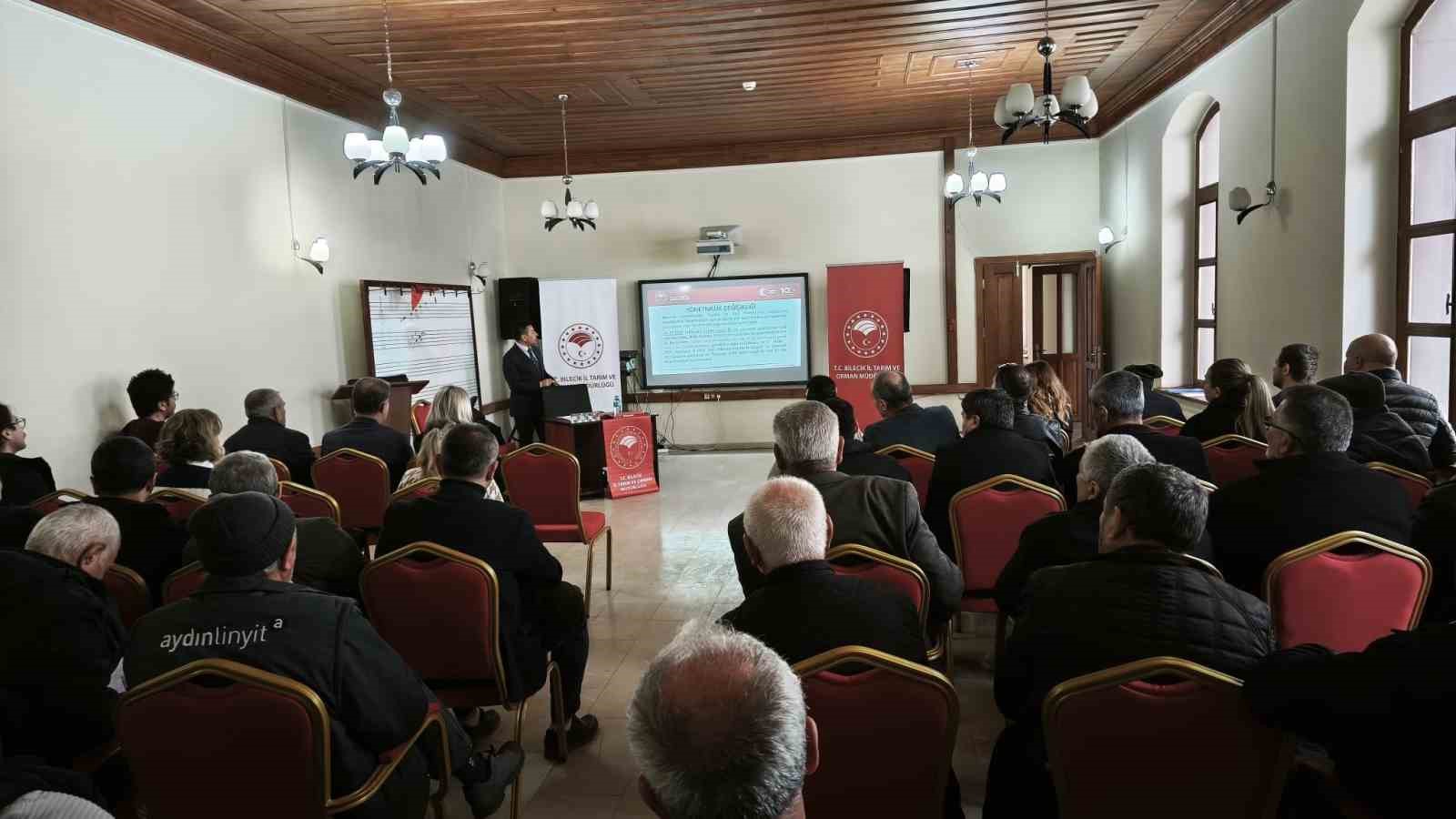 Bilecik’te üreticilere ‘Gıda Hijyeni’ ile ’B-Reçete’ bilgilendirmesi
