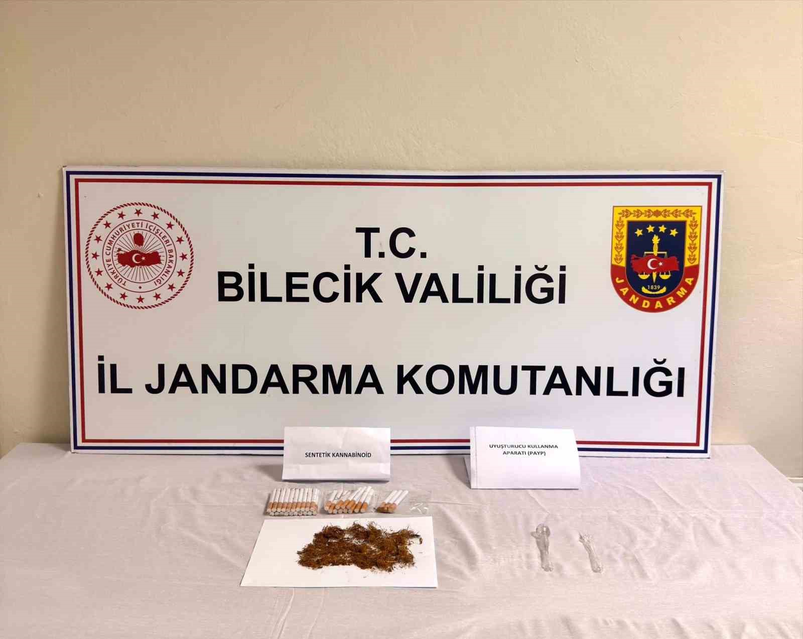 Bilecik’te uyuşturucu operasyonu: 1 gözaltı
