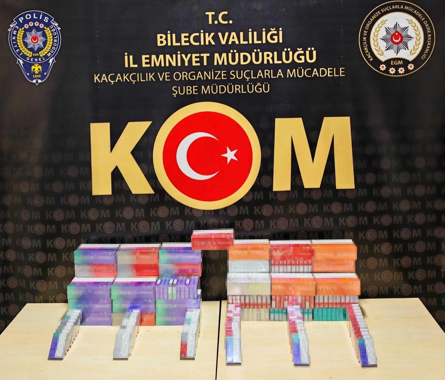 Bilecik’teki 2 ayrı operasyonda 550 paket kaçak sigara ele geçirildi
