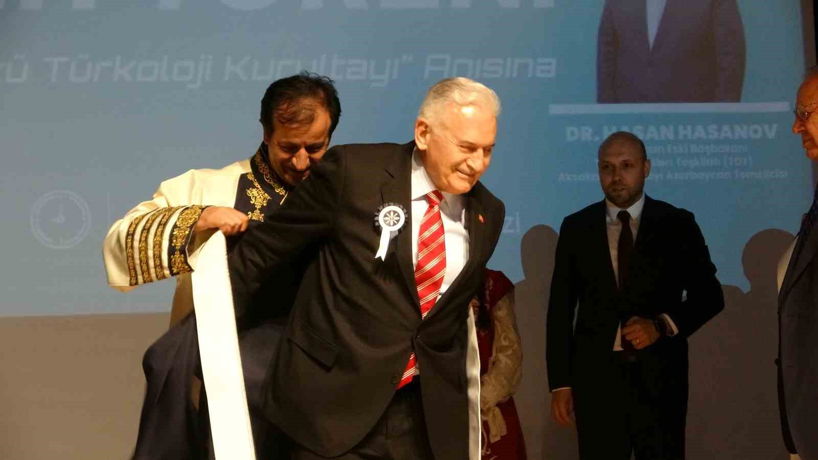 Binali Yıldırım’a fahri doktora ünvanı verildi
