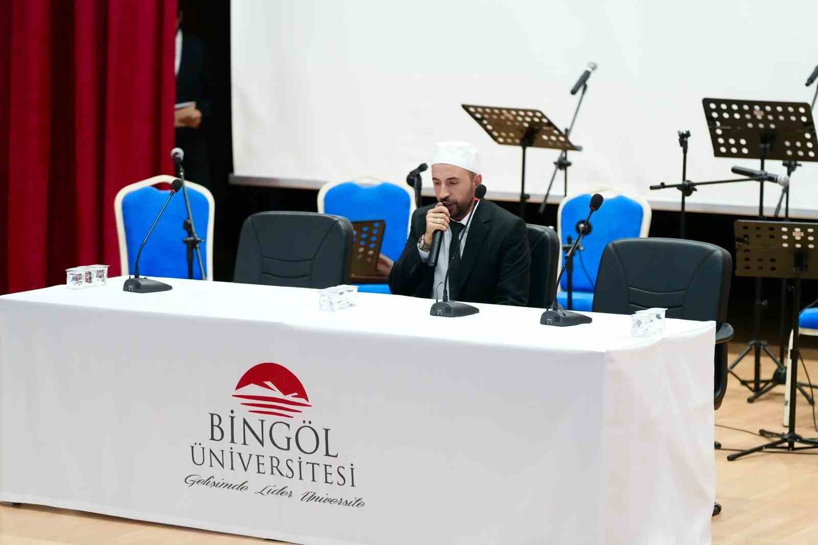 Bingöl Üniversitesi’nde Na’t-ı Şerif yarışması ödül töreni düzenlendi
