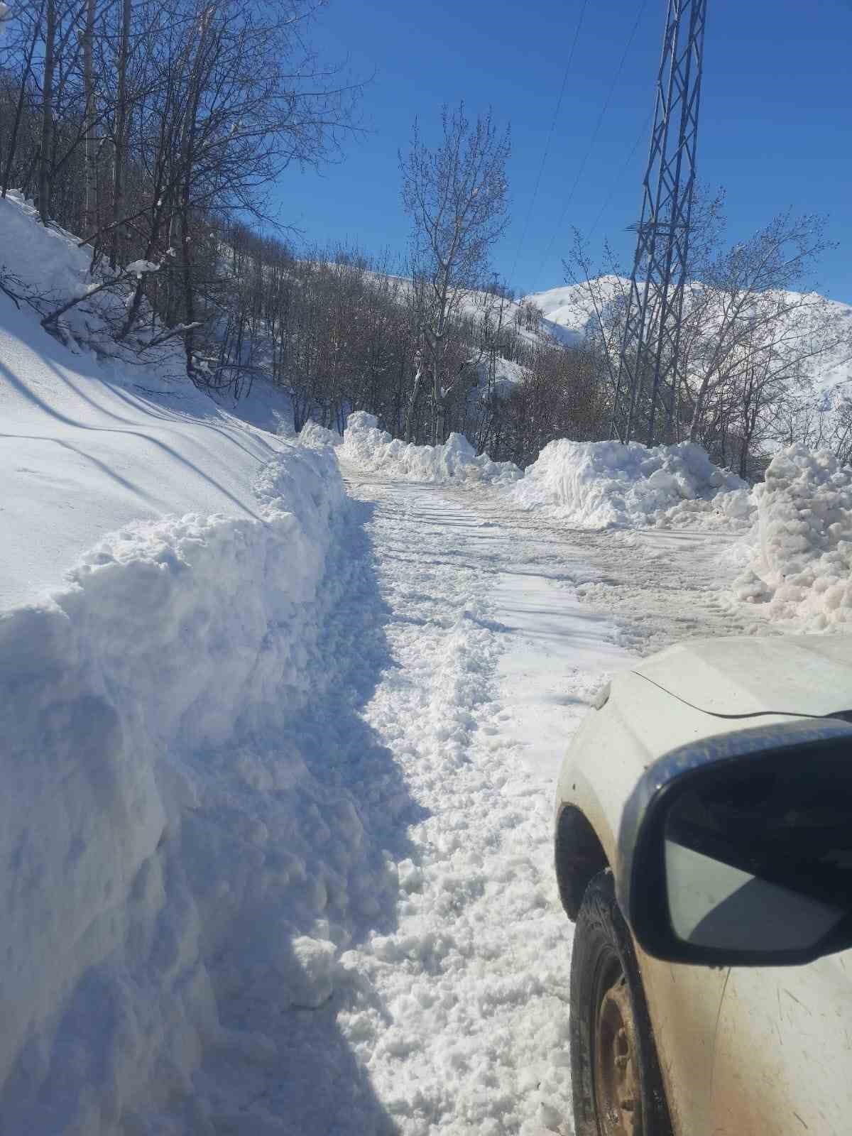 Bingöl’de kapalı köy yolları bir bir açılıyor
