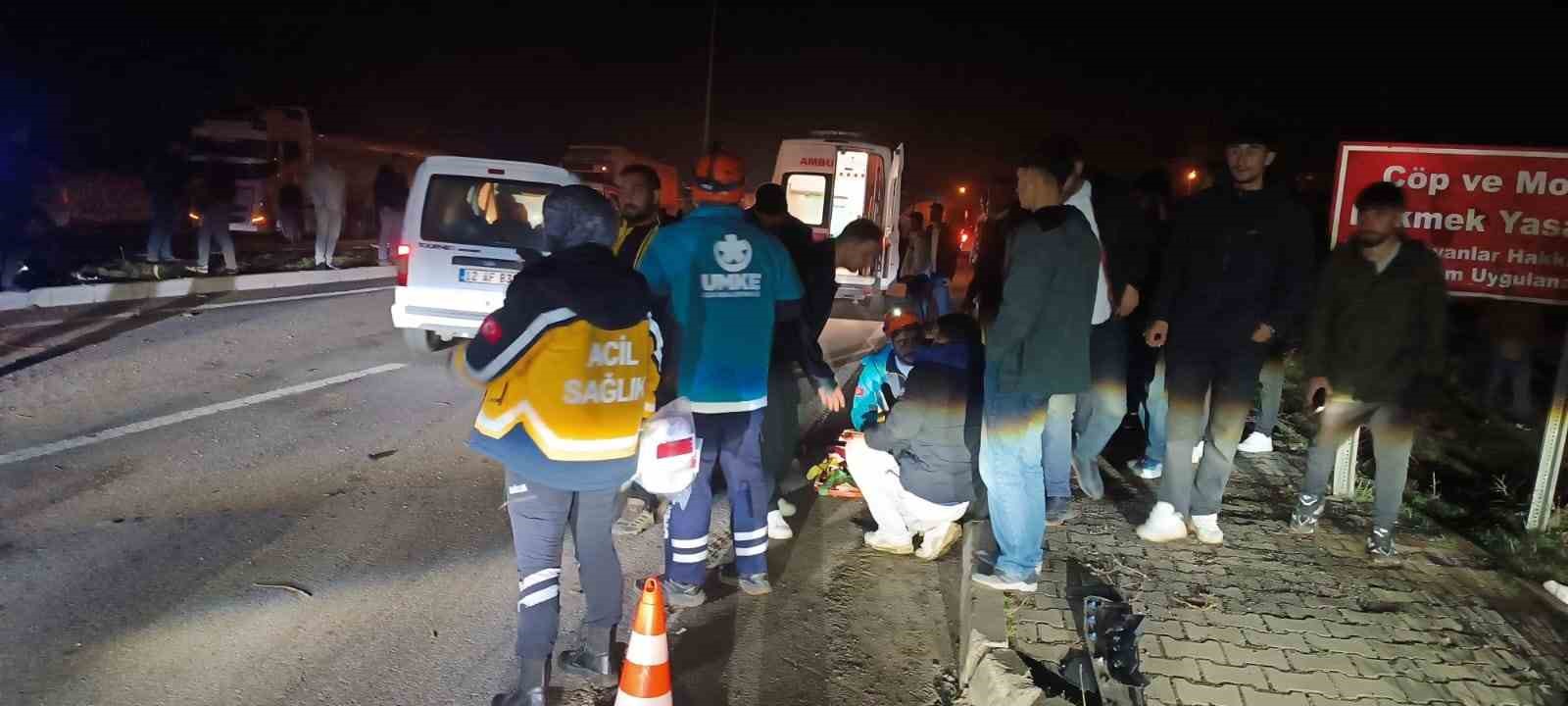 Bingöl’de trafik kazası: 3 Yaralı
