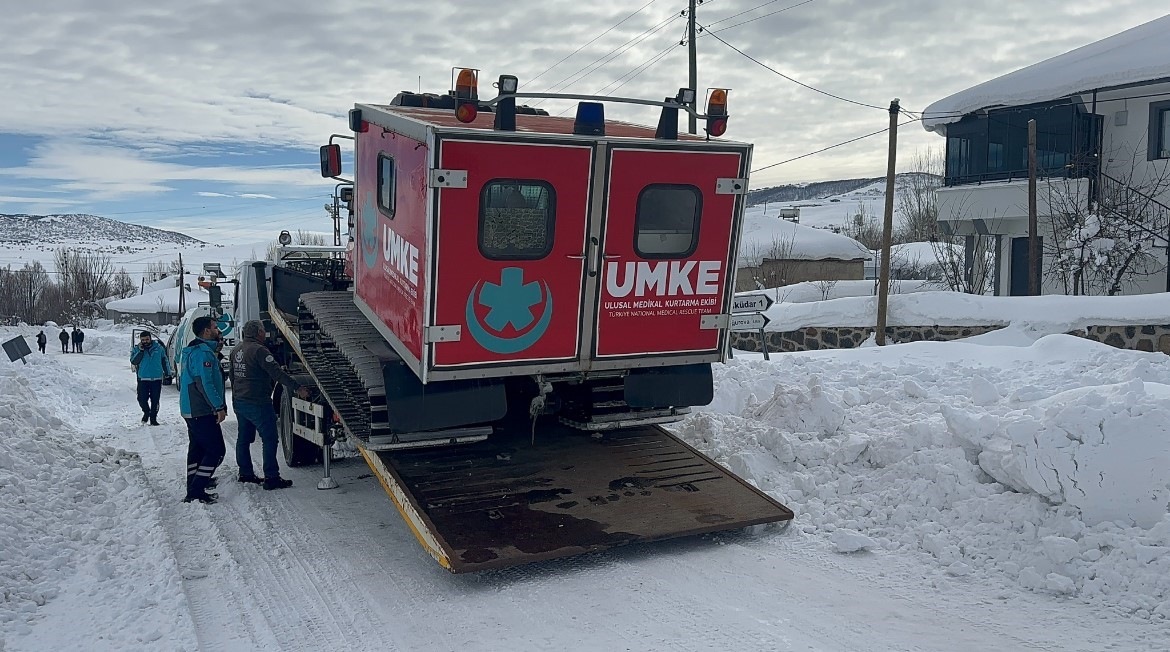 Bingöl’de UMKE’den zorlu kış şartlarında hayat kurtaran müdahale
