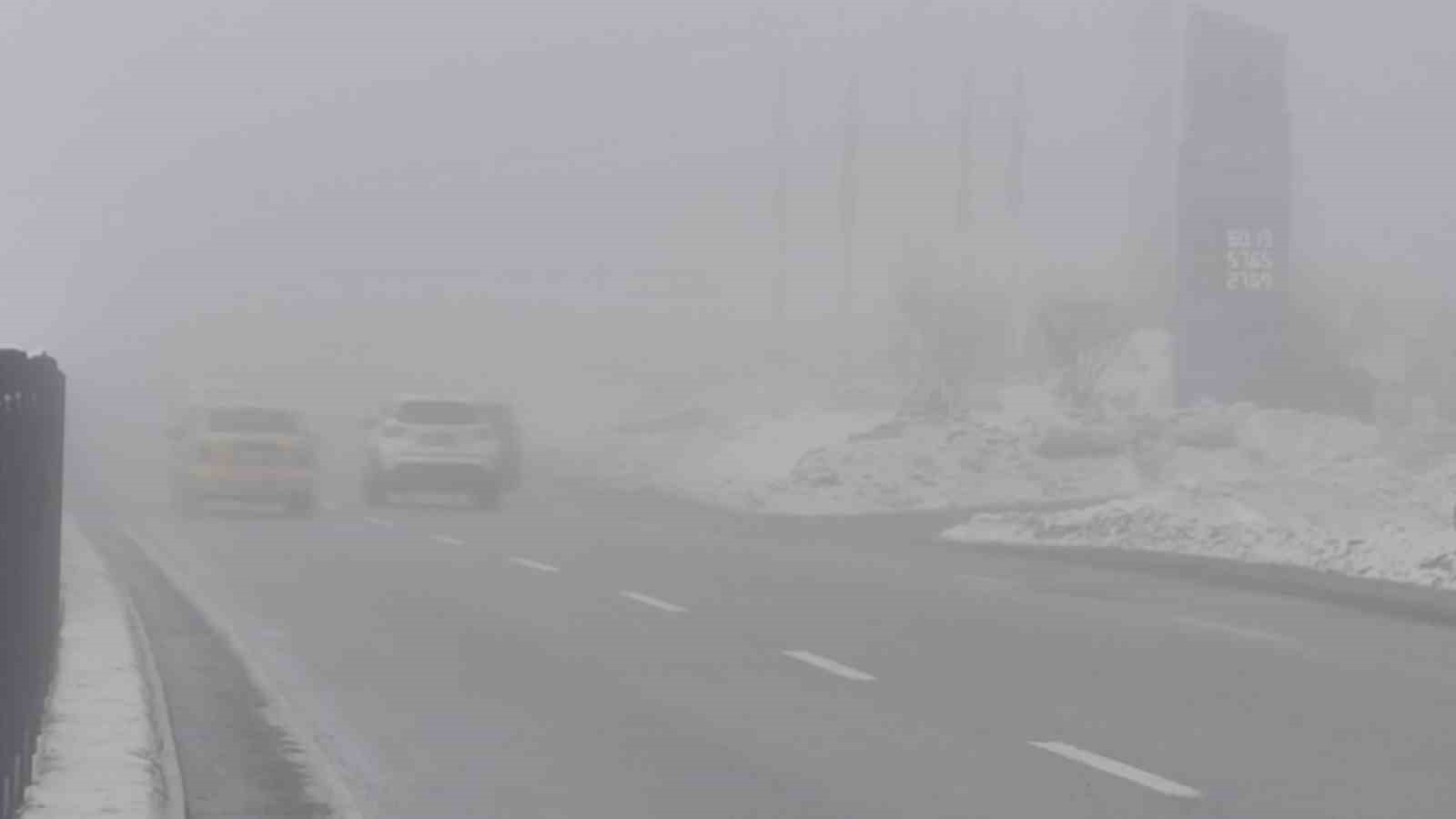 Bingöl’de yoğun sis görüş mesafesini düşürdü: Sürücüler zor anlar yaşadı

